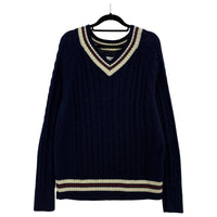 その他トップス CIOTA L/S CRICKET SWEATER チルデンニット NVY (5)