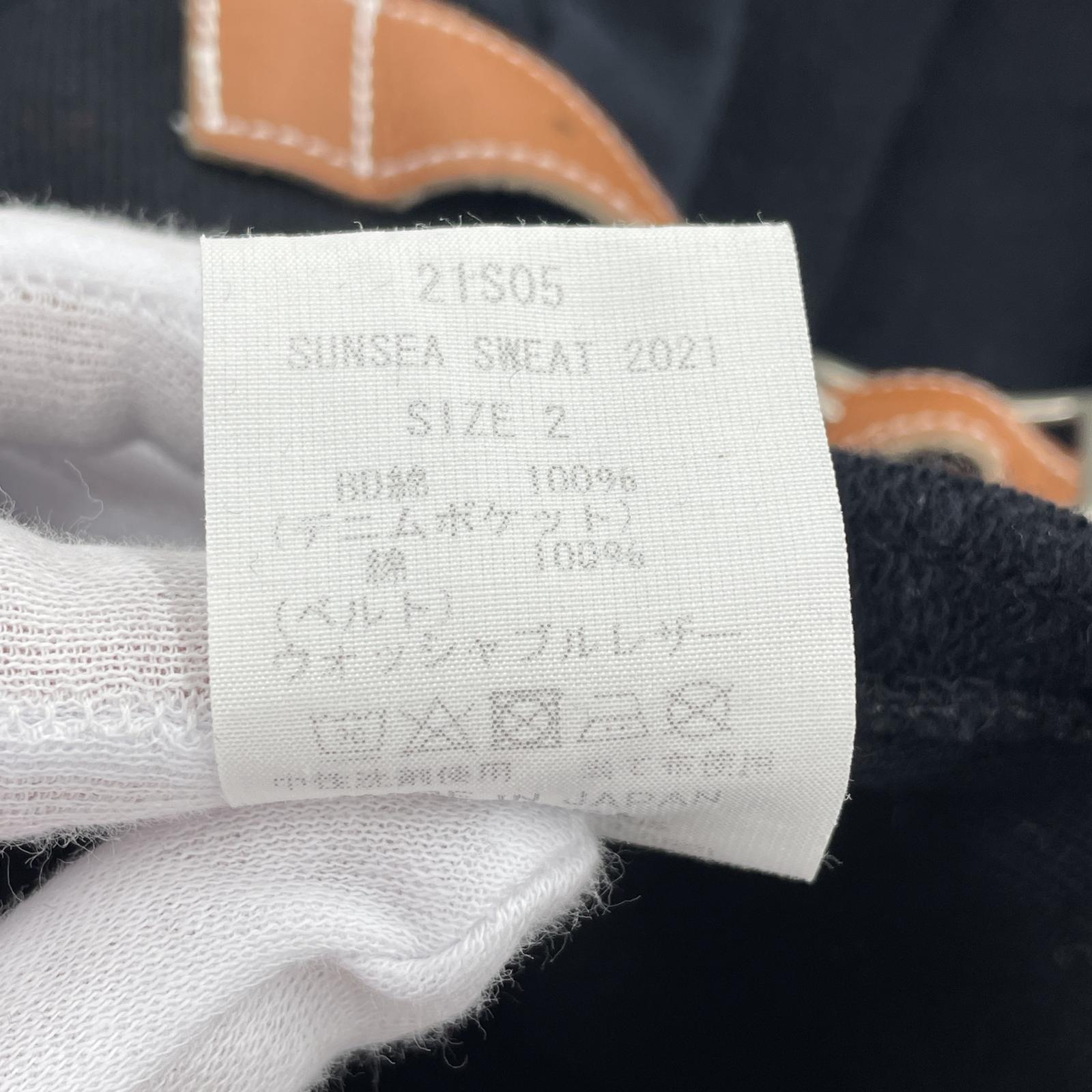その他トップス 21ss SUNSEA SUNSEASWEAT 黒 (M) 2 ブラック