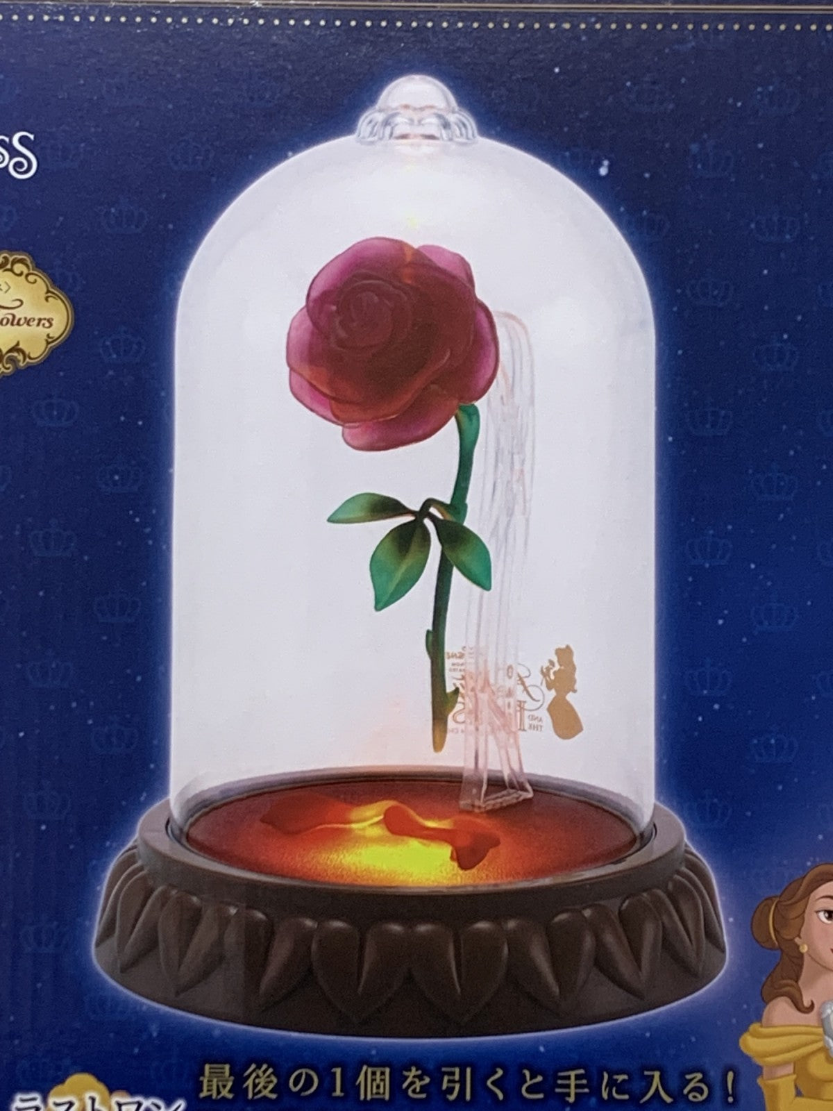 ディズニー 一番くじ ラストワン賞 復刻 魔法のバラ ライト フィギュア/グッズ