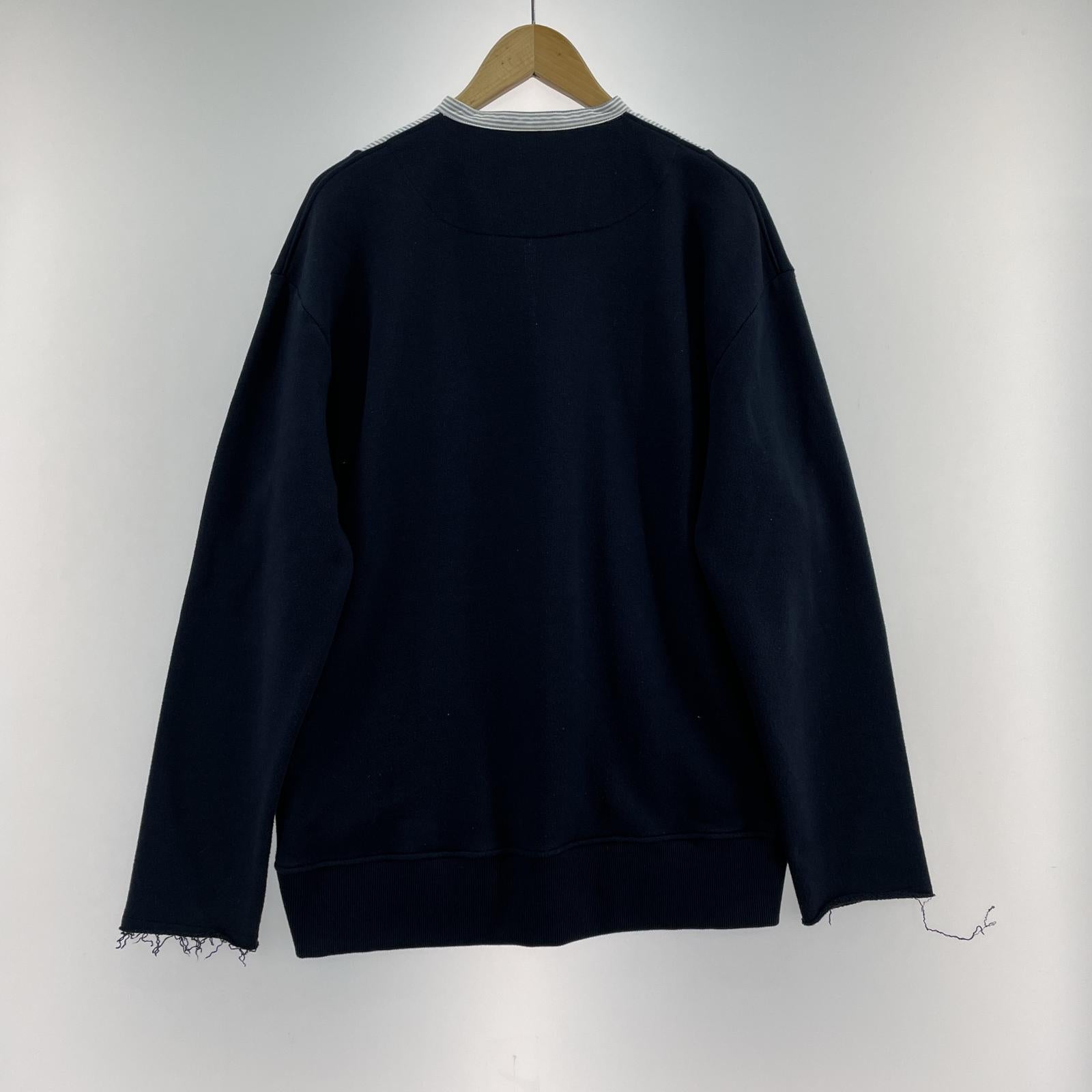 その他トップス Casely-Hayford 切替スウェット S S ネイビー