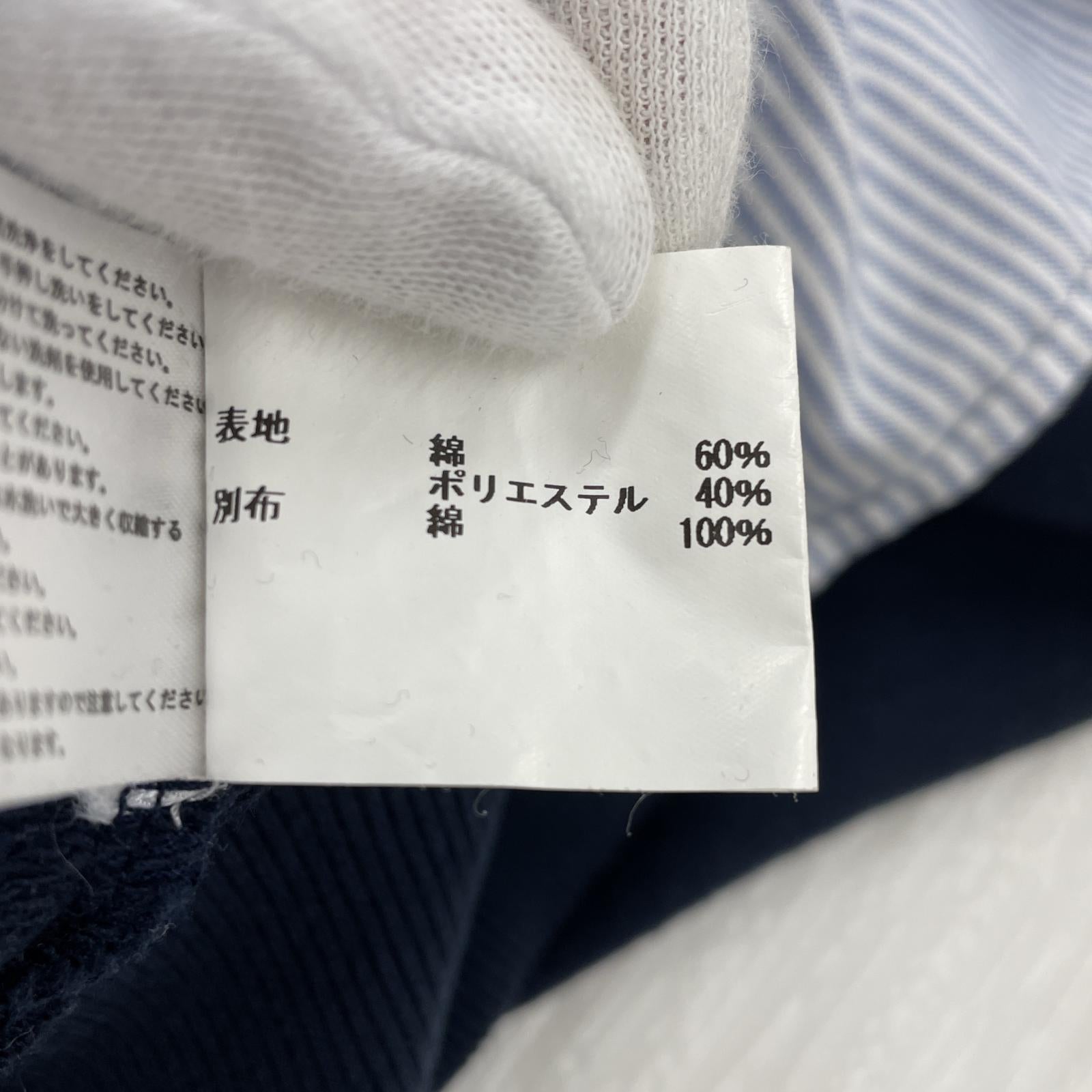 その他トップス Casely-Hayford 切替スウェット S S ネイビー