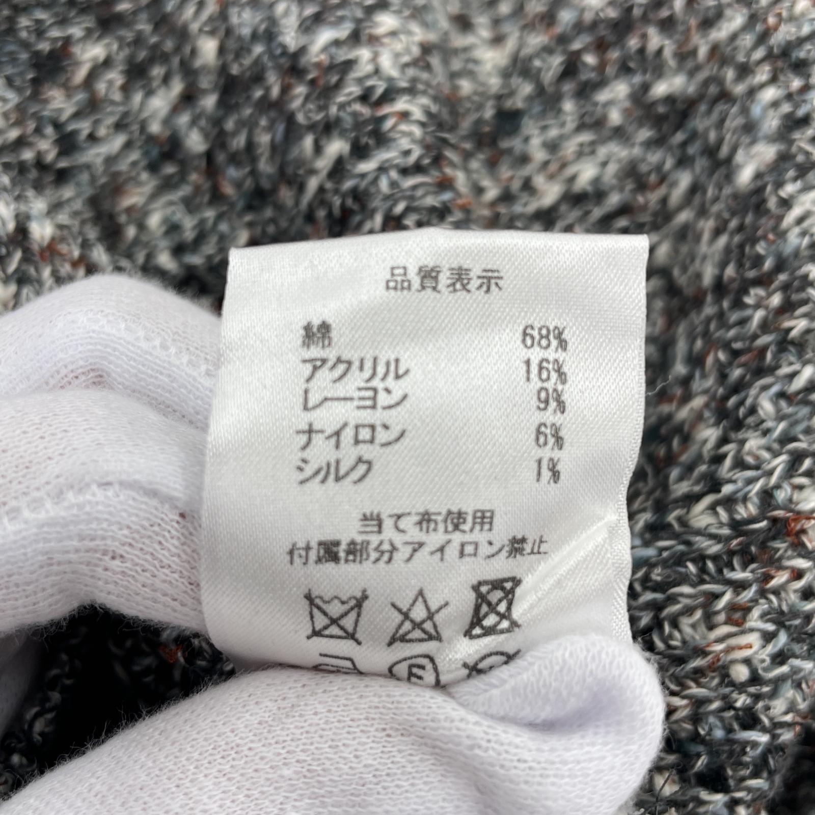 その他トップス STEAF S/S ジップニット CCL M M グレー