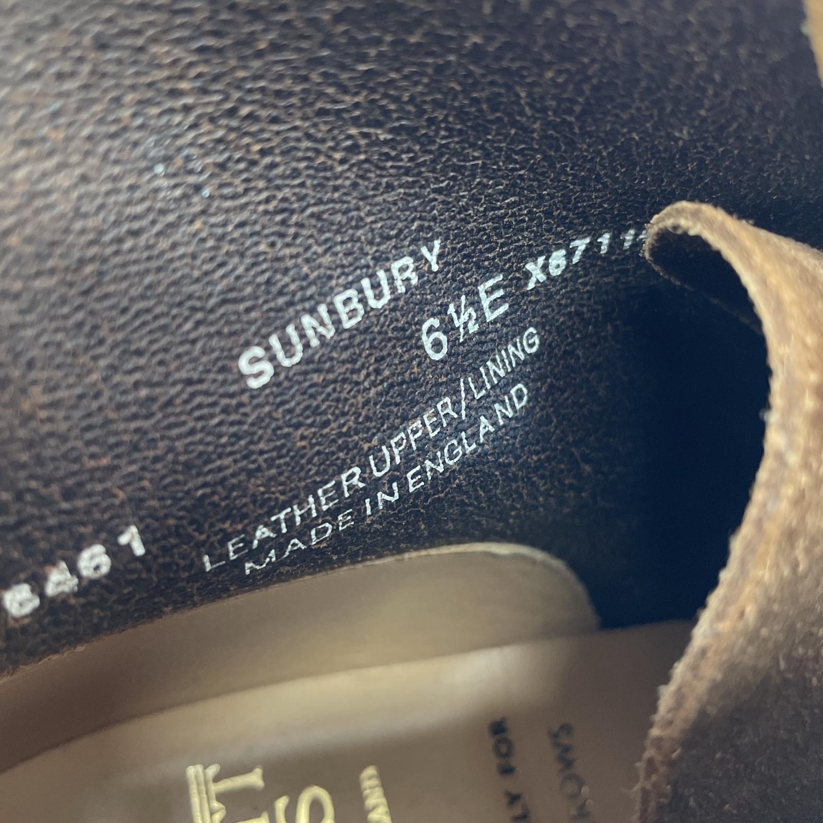 ブーツ CROCKETT&JONES 6461 SUNBURY スエードチャッカブーツ (6 1/2) ブラウン