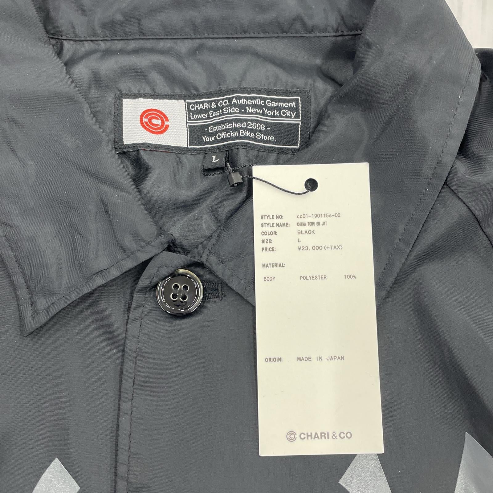 その他アウター CHARI & CO NYC CHINA TOWN GM シ L ブラック