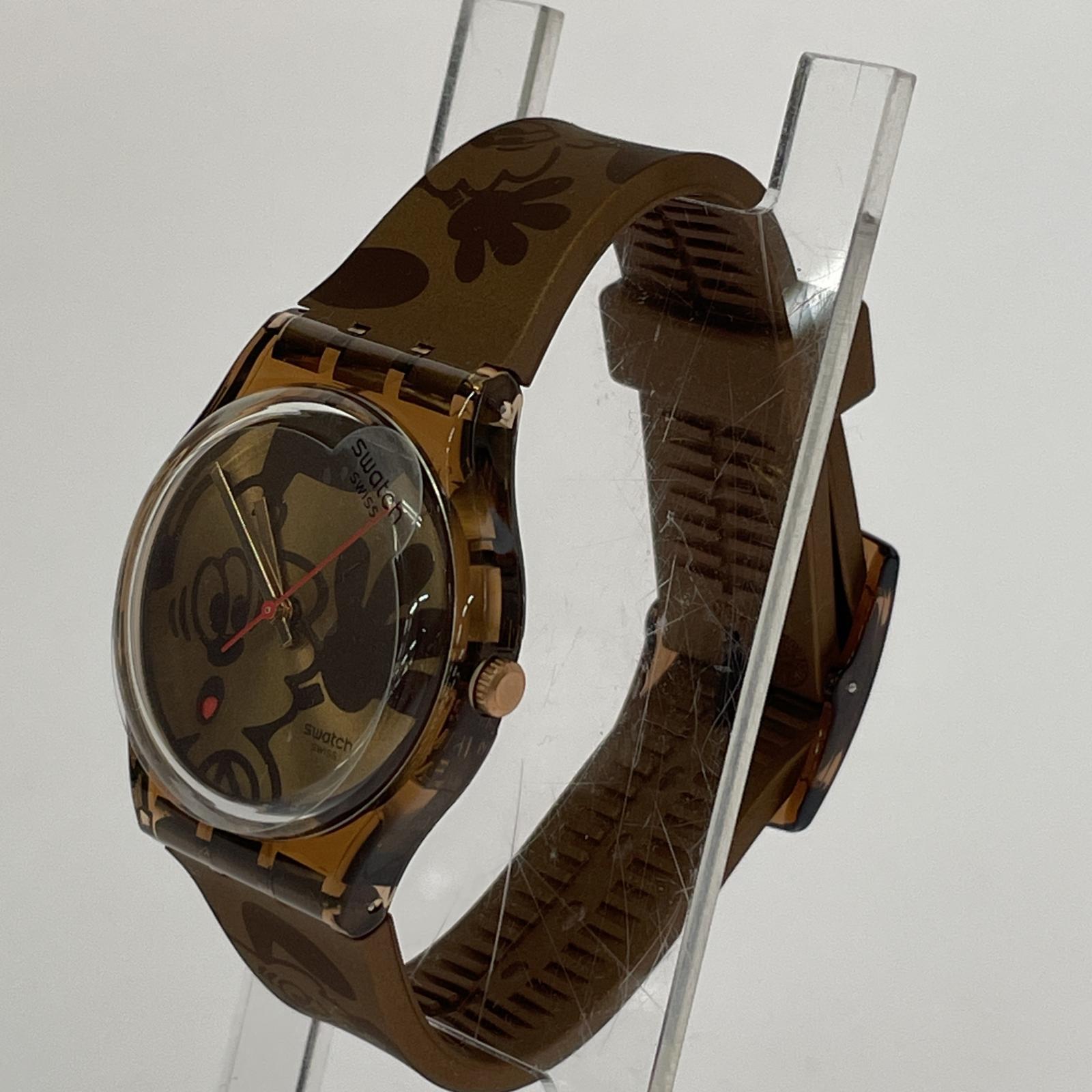 腕時計 Swatch×VICK BRONZE BY VERDY 腕時計 ブラウン