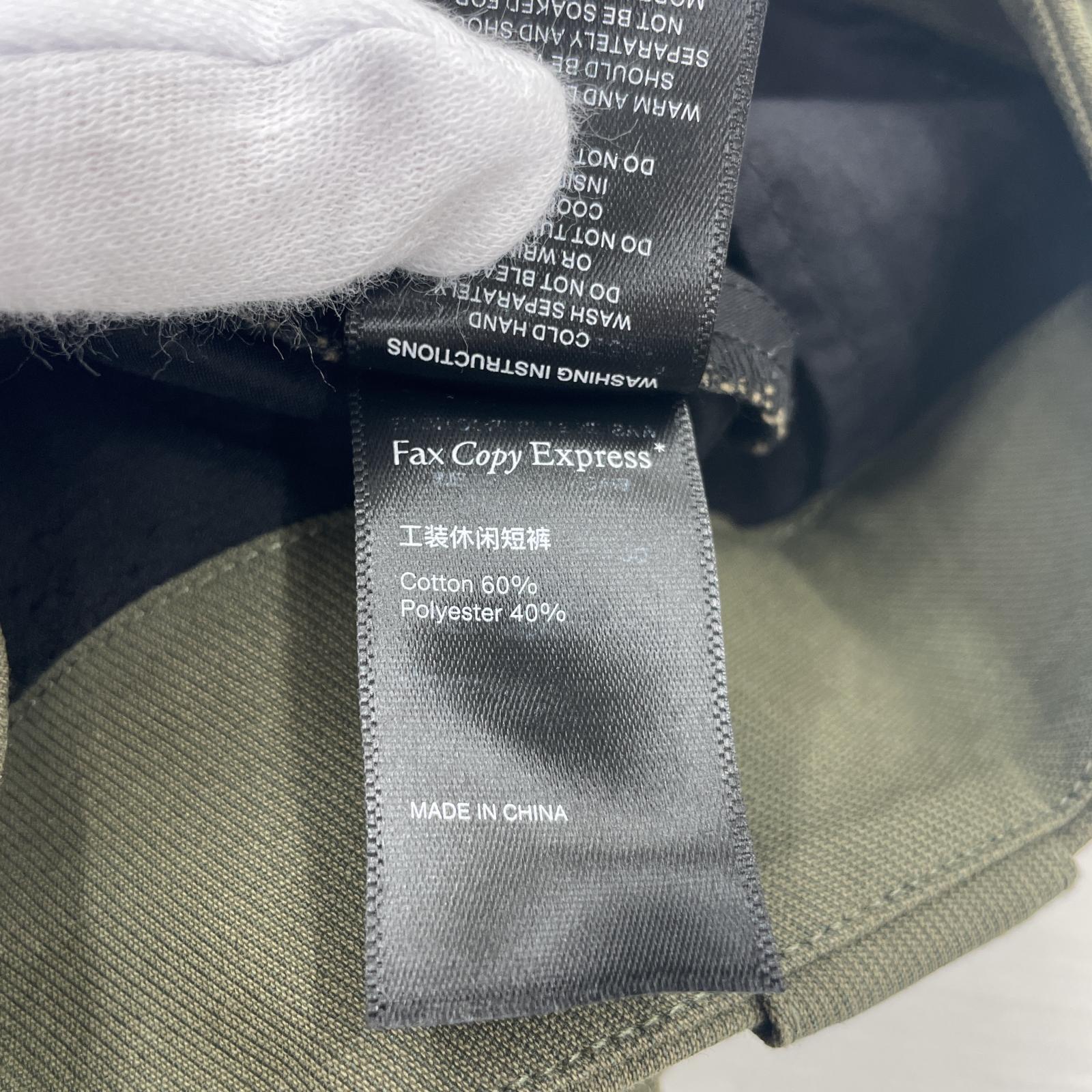 その他ボトムス Fax Copy Express バックバックル カーゴショーツ L カーキ L カーキ