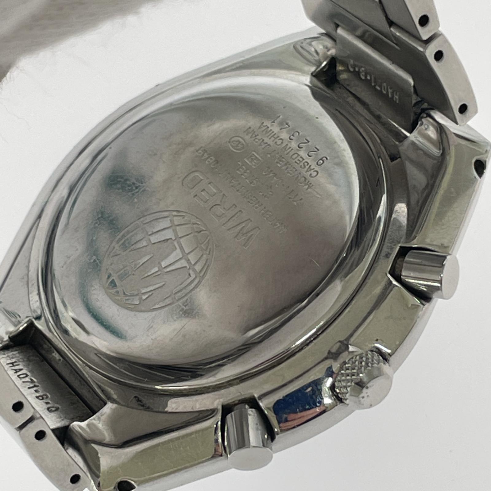 腕時計 SEIKO WIRED クロノグラフ 腕時計