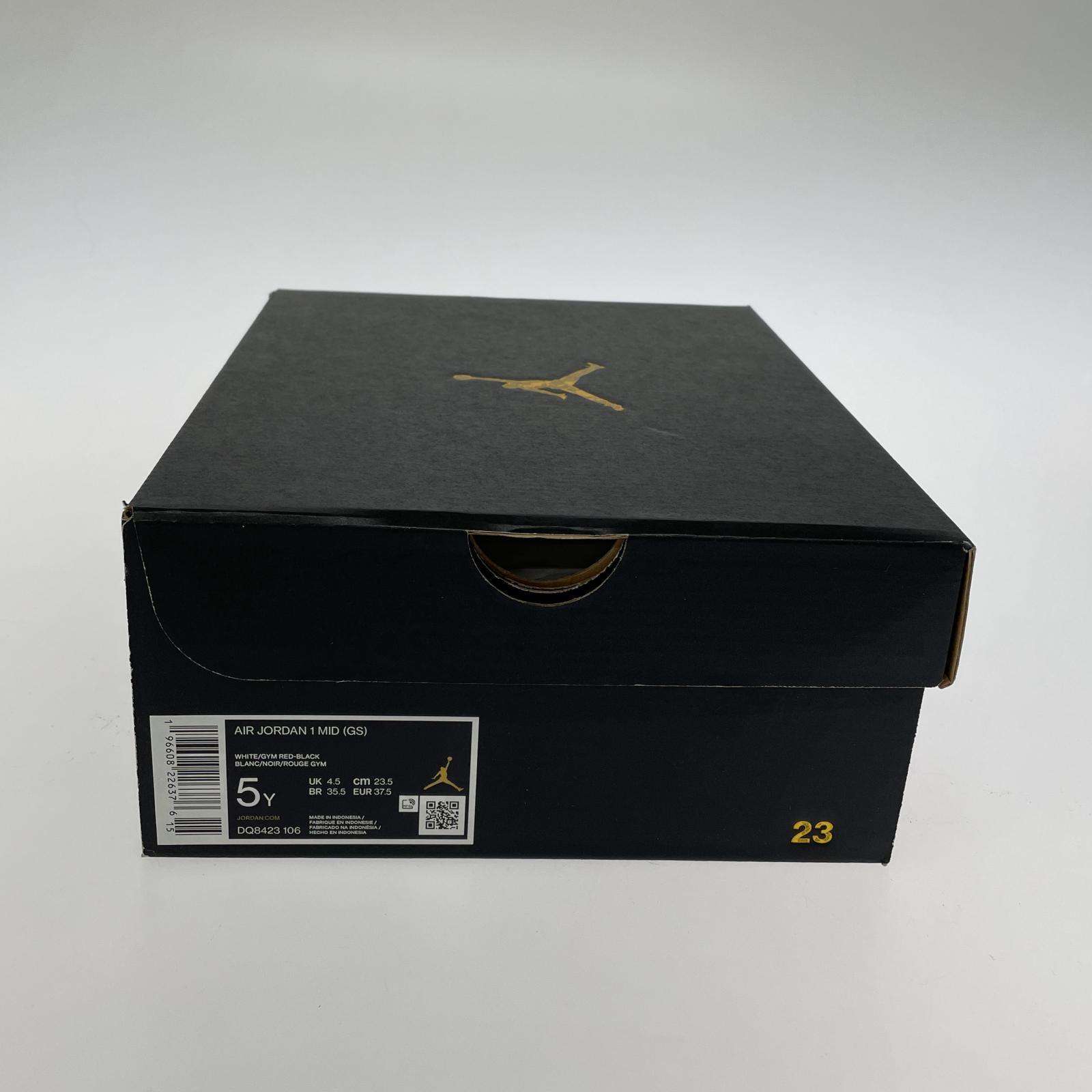 その他靴 NIKE GS Air Jordan 1 Mid Gym Red 23.5cm (US5 1/2 UK5 EU37)