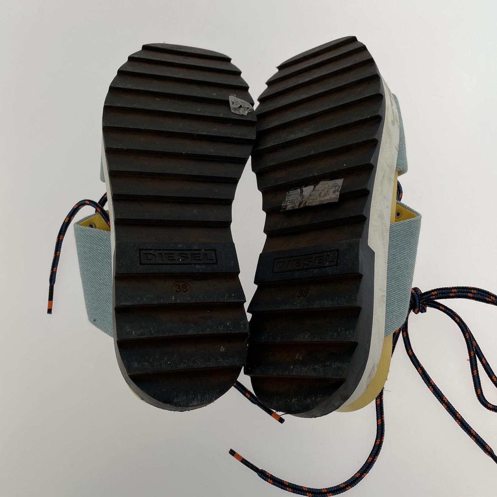 その他靴 DIESEL シャークソール デニム地 サンダル 24.5cm