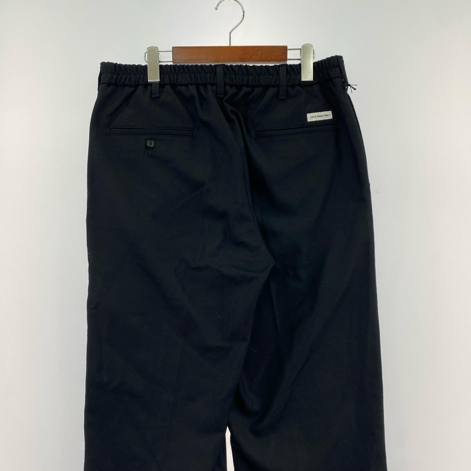 パンツ 24AW CA/W Flannel Pin Tuck Trousers L L ブラック