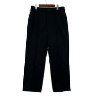 パンツ 24AW CA/W Flannel Pin Tuck Trousers L L ブラック