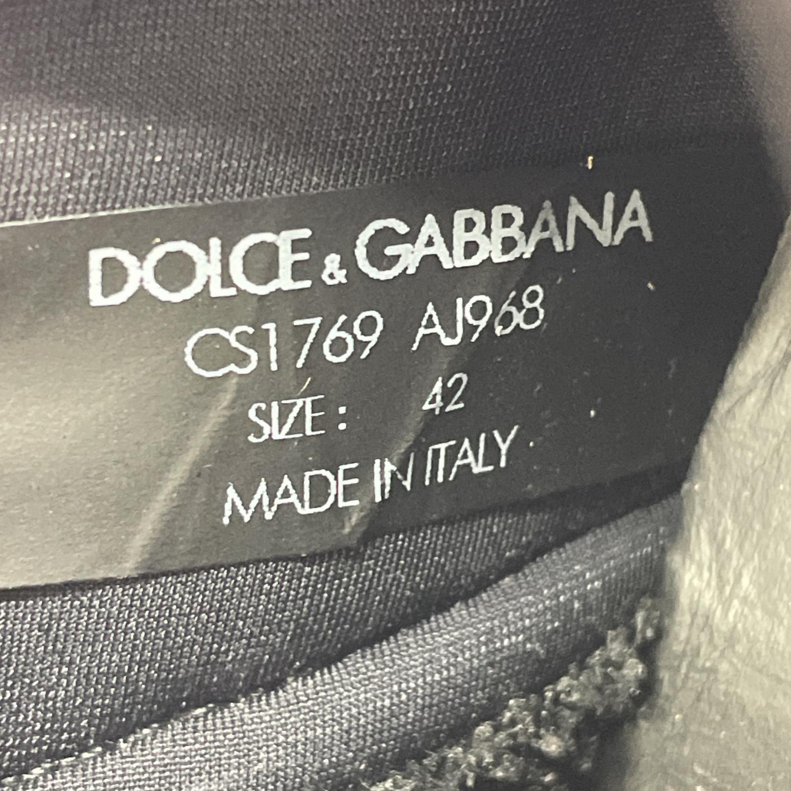 スニーカー DOLCE&GABBANA NS1 スニーカー 42 ブラック
