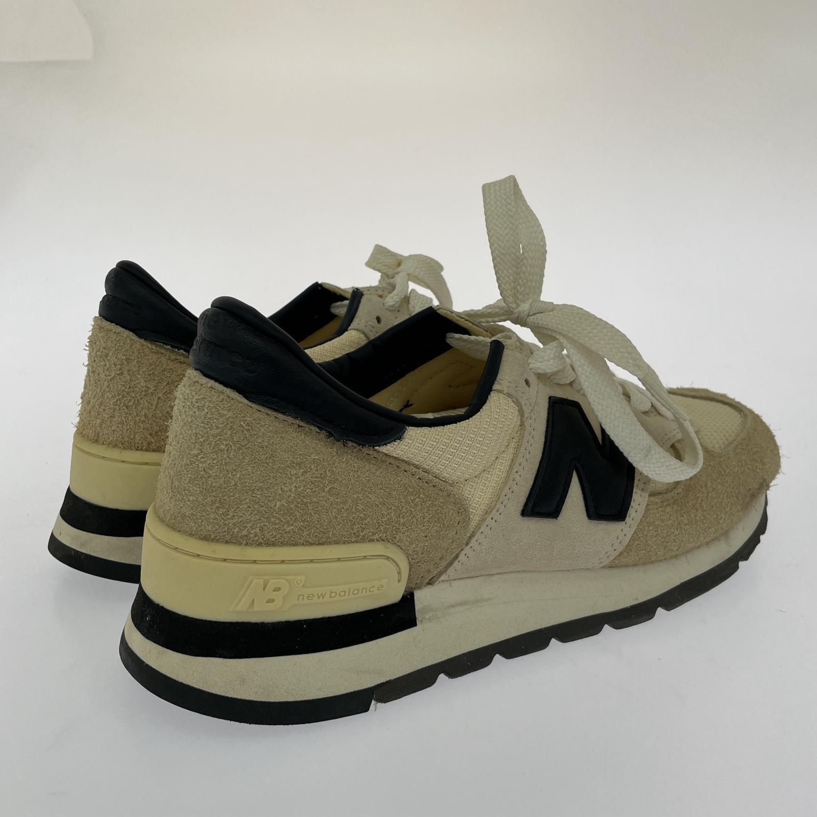 スニーカー NEW BALANCE USA製 990 26.5cm ベージュ