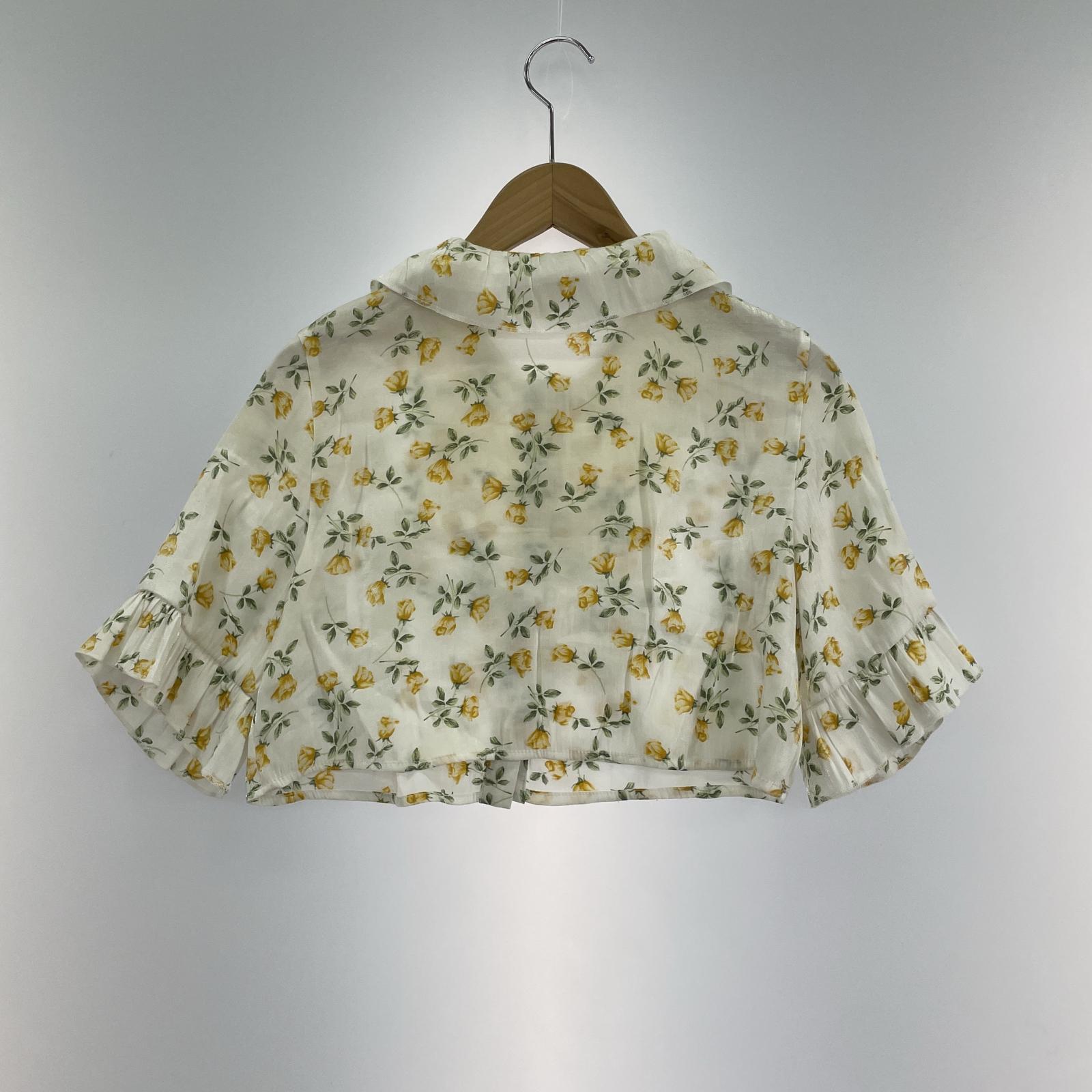 その他トップス Sister Jane Game Floral Ruffle Blouse/アイボリー S
