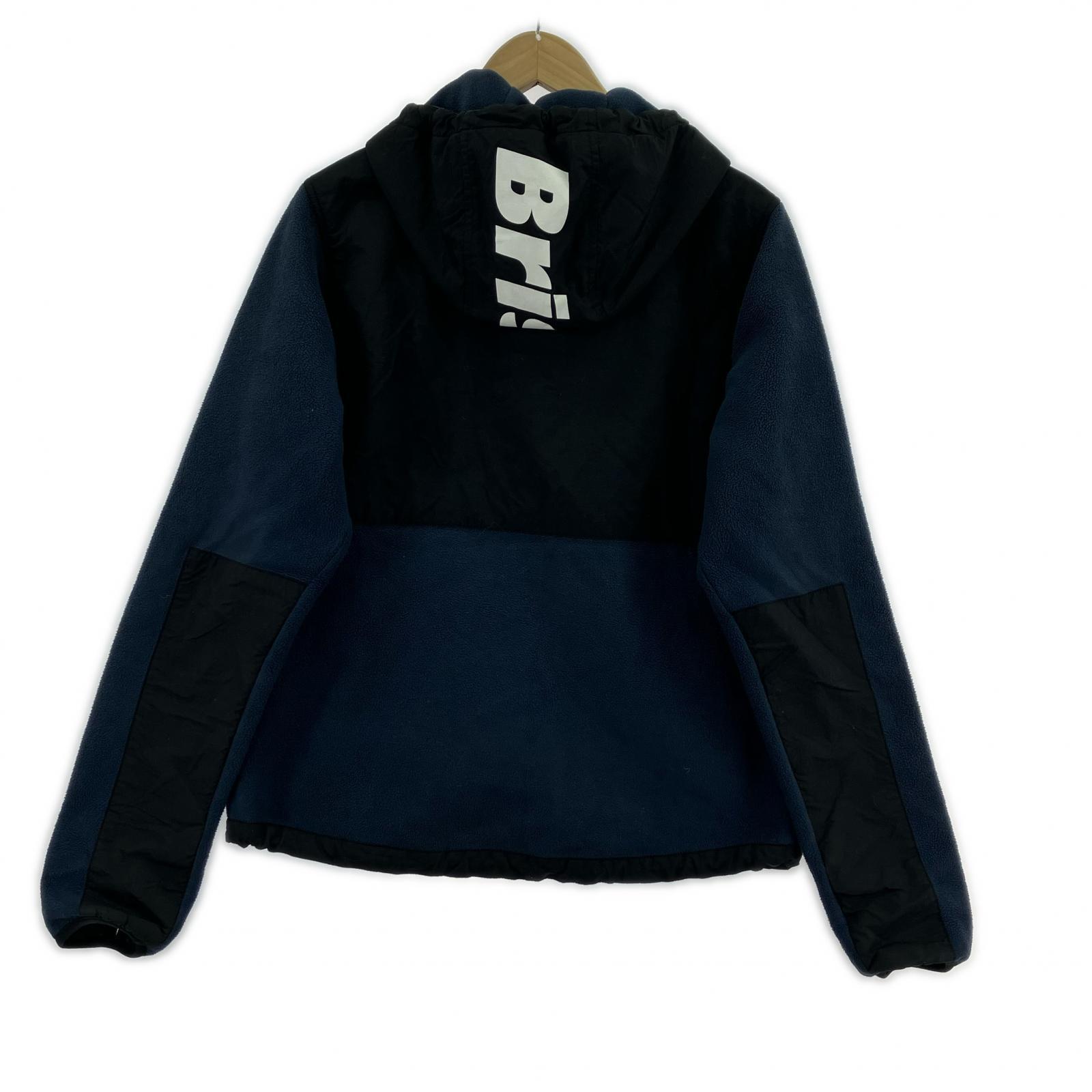 その他アウター F.C.R.B. RELAX FIT ZIP UP HOODIE (S) 紺 S