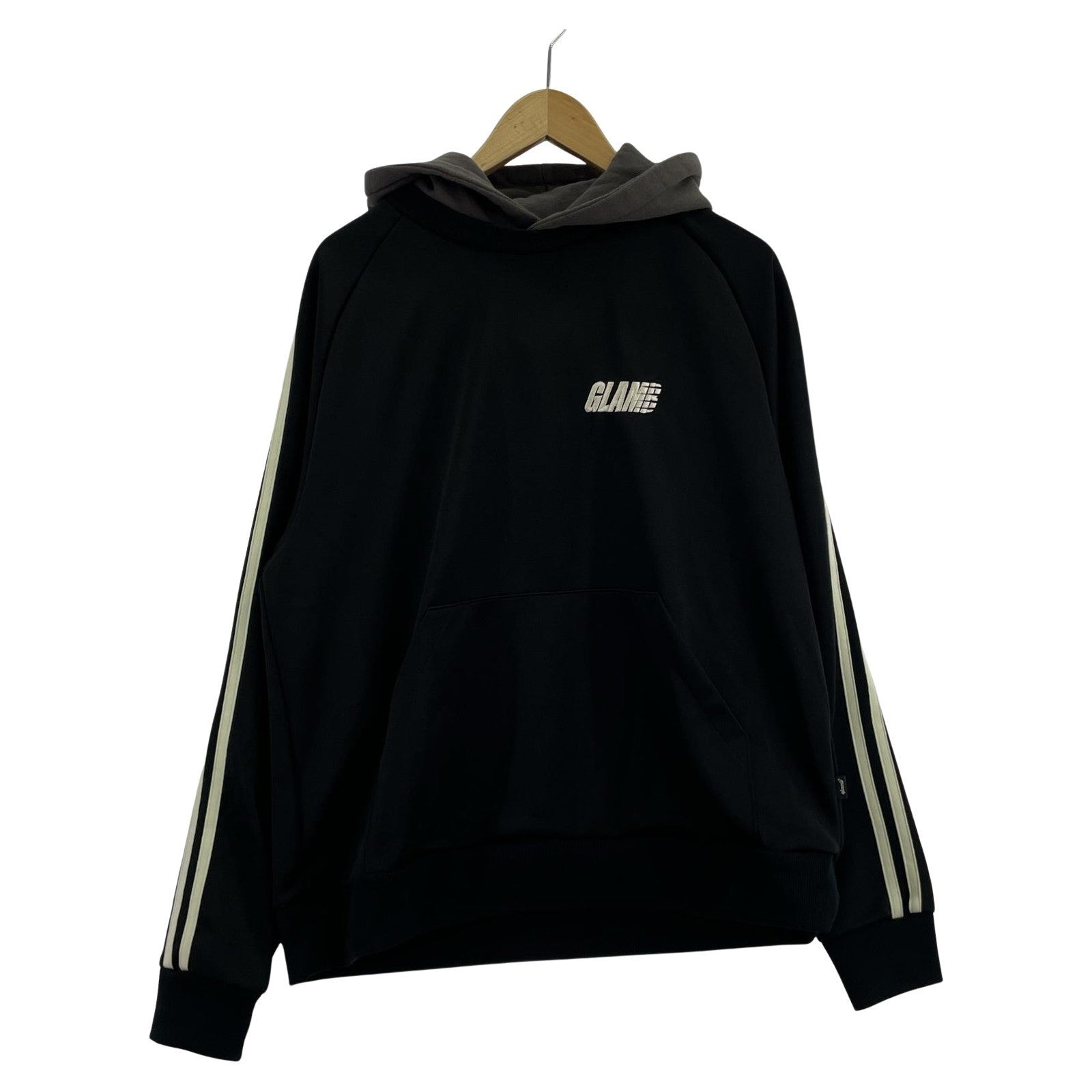 その他トップス glamb Jersey Layered Hoodie/BLK S ブラック