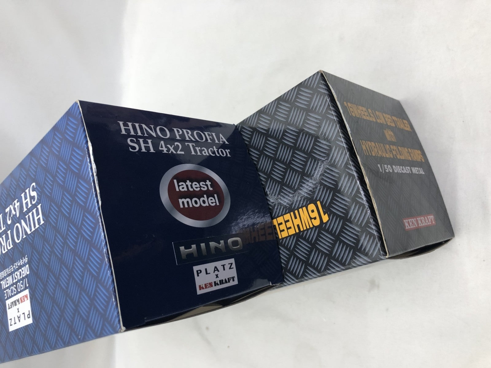 KENKRAFT 1/50 日野プロフィアSH+16輪重量物運搬用トレーラー ミニカーその他