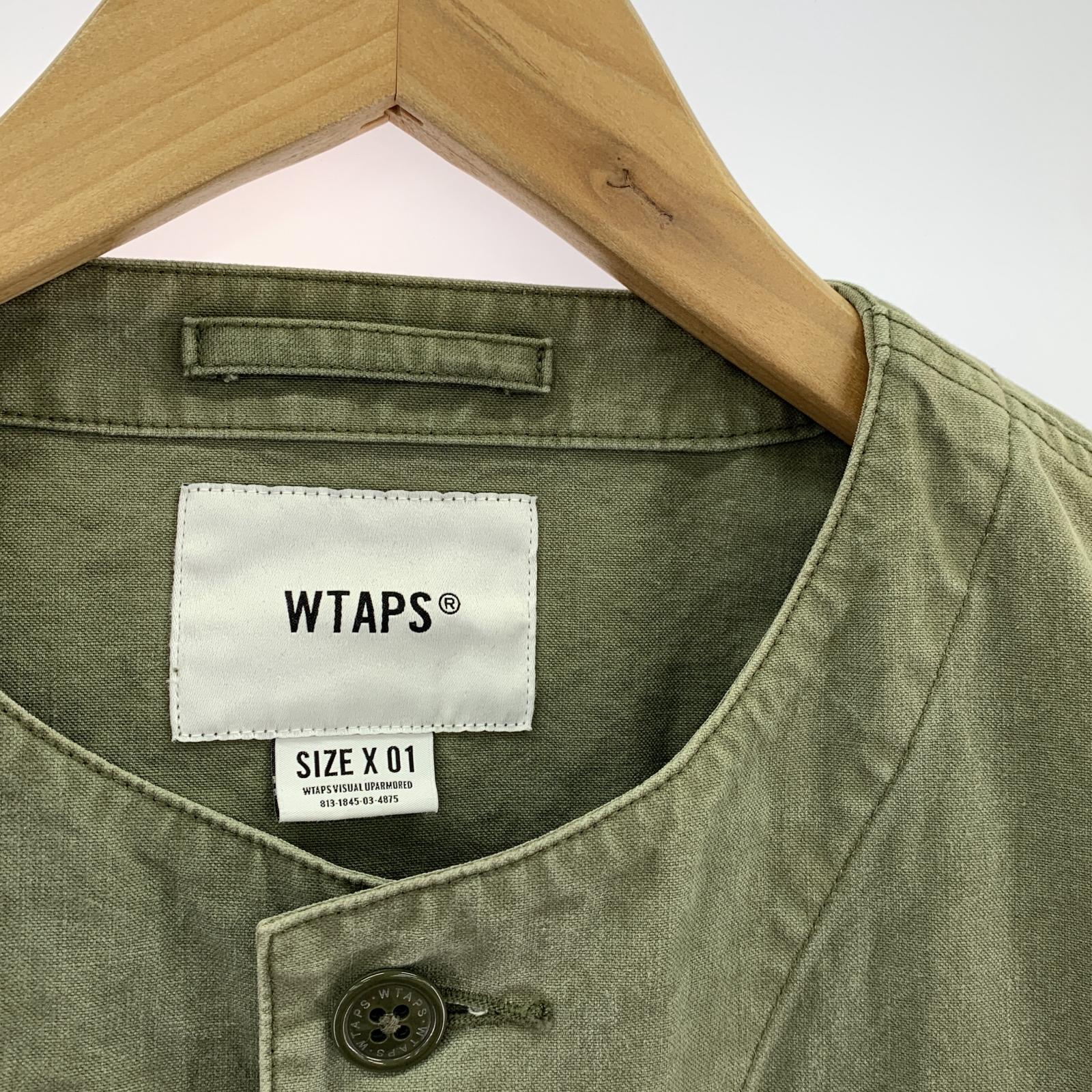 長袖シャツ WTAPS 20SS SCOUT LS SHIRT 01 KHK 201TQDT-SHM01