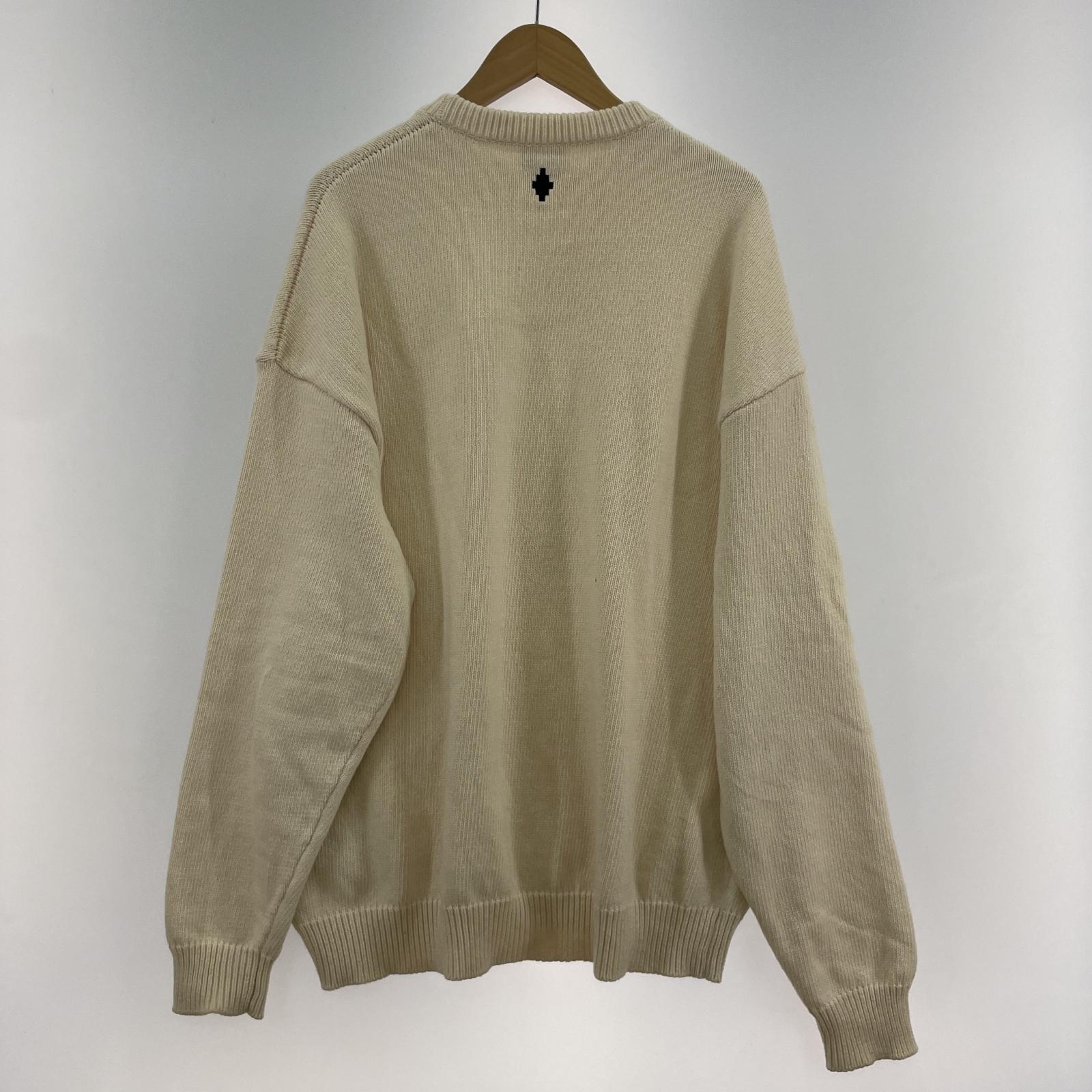 その他トップス MARCELO BURLON フェザーニット S ベージュ