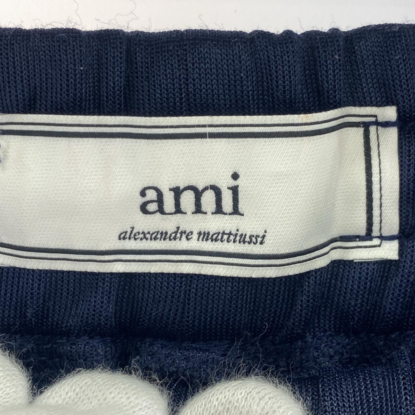 その他ボトムス AMI Alexandre Mattiussi サイドラインパンツ/NYV L ネイビー