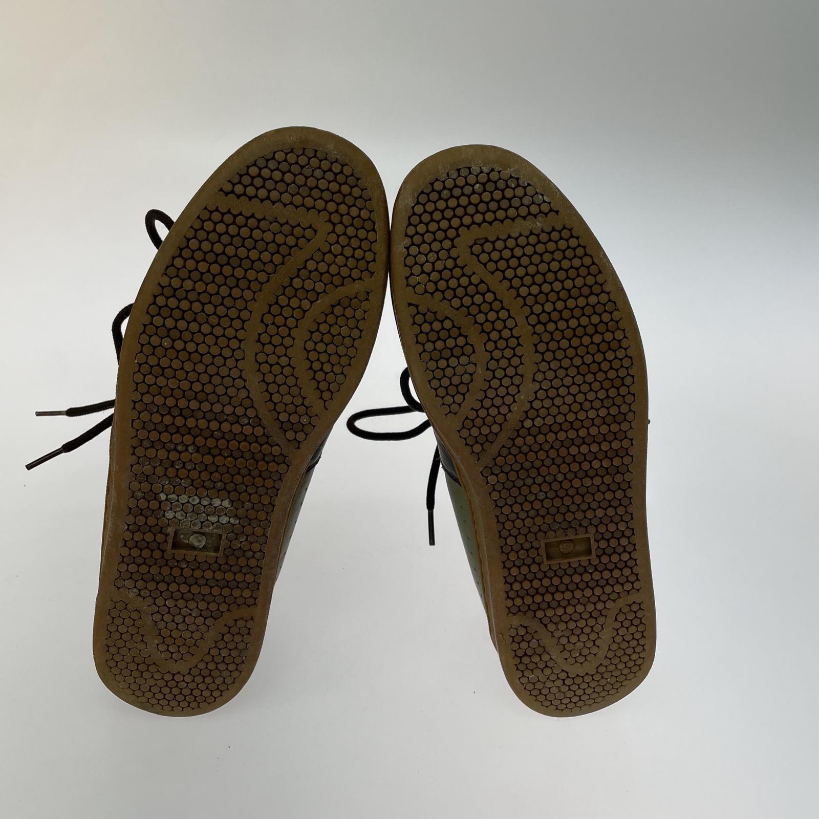 スニーカー STUSSY 90s 紺タグ IMPERIAL レザースニーカー グリーン