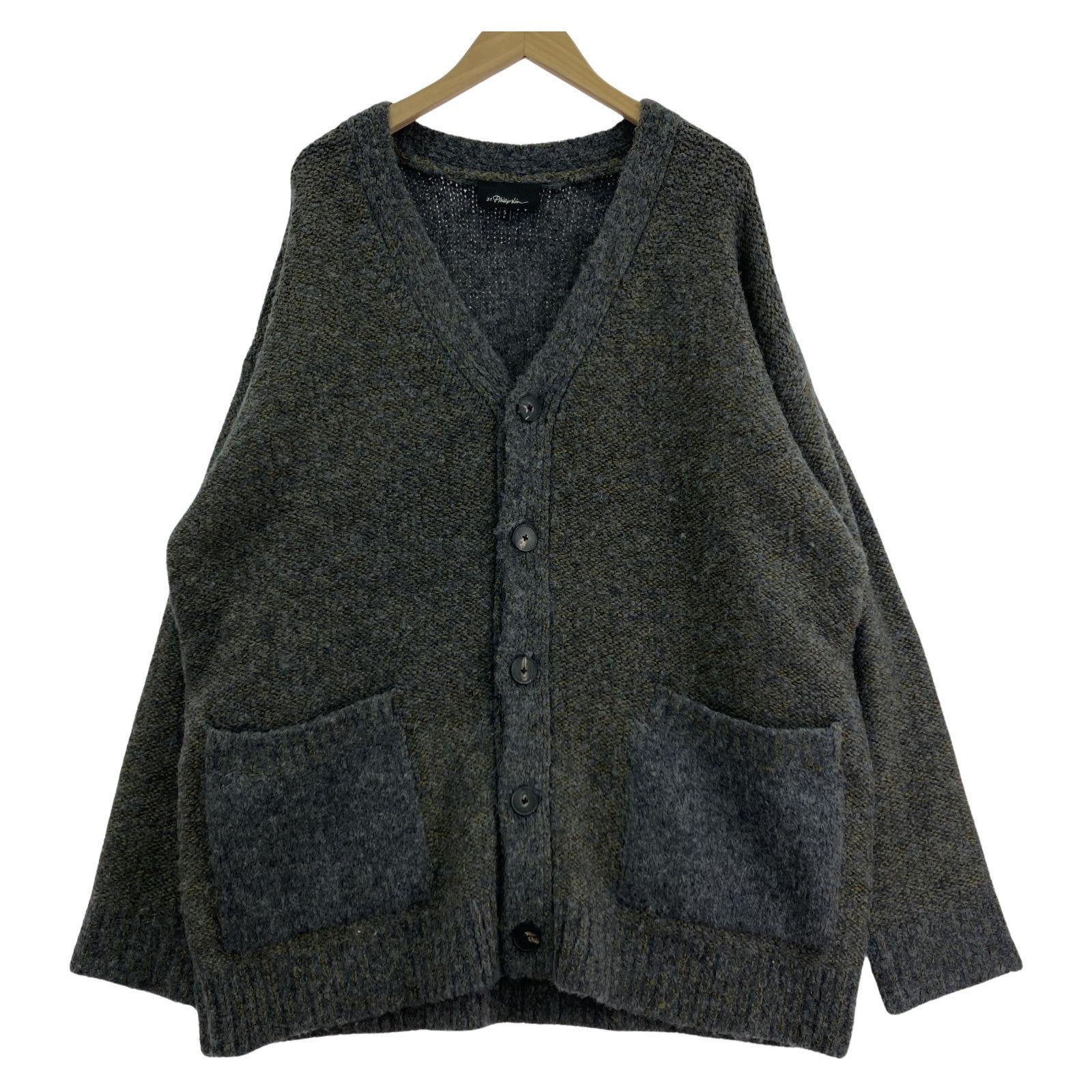 その他アウター 3.1 Phillip Lim アルパカ混 ニットカーディガン (S) S グレー