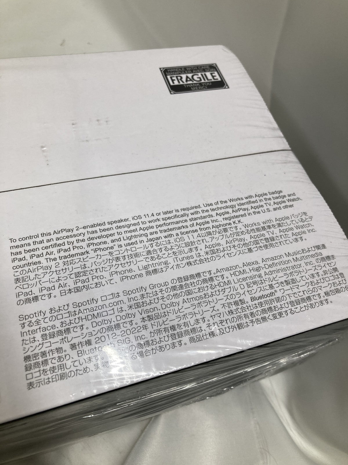 未開封YAMAHA サウンドバー SR-X40A SR-X40A オーディオ機器