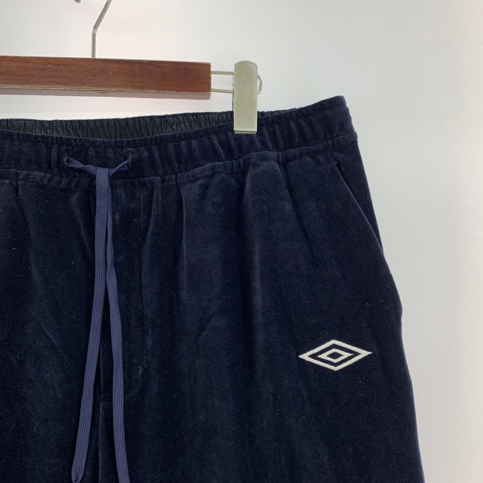 その他ボトムス WHITE MOUNTAINEERING×umbro ベロアトラックパンツ XXL ネイビー ネイビー