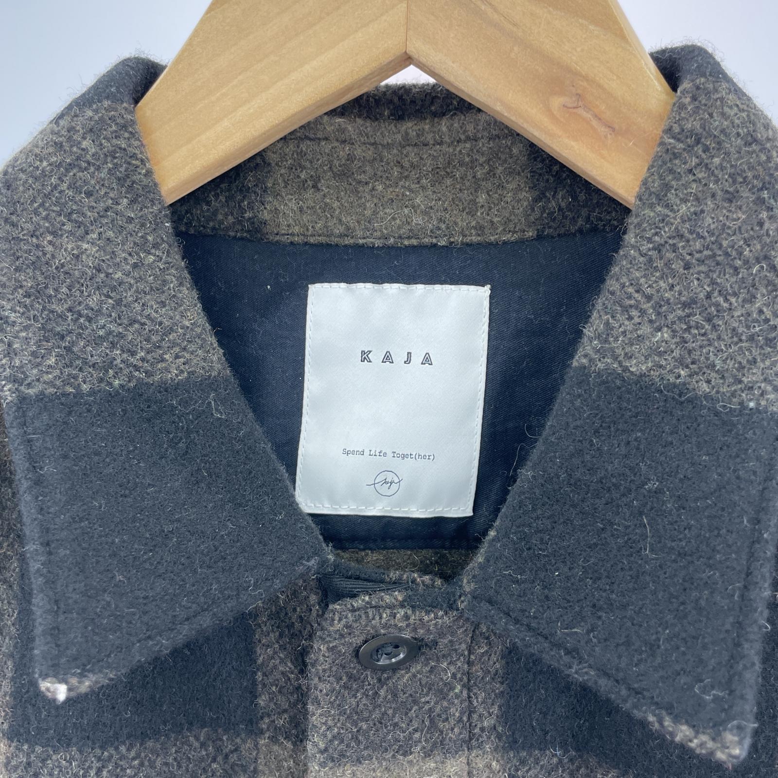 その他アウター KAJA WOOL BUFFALO CHECK CPO JACKET 2