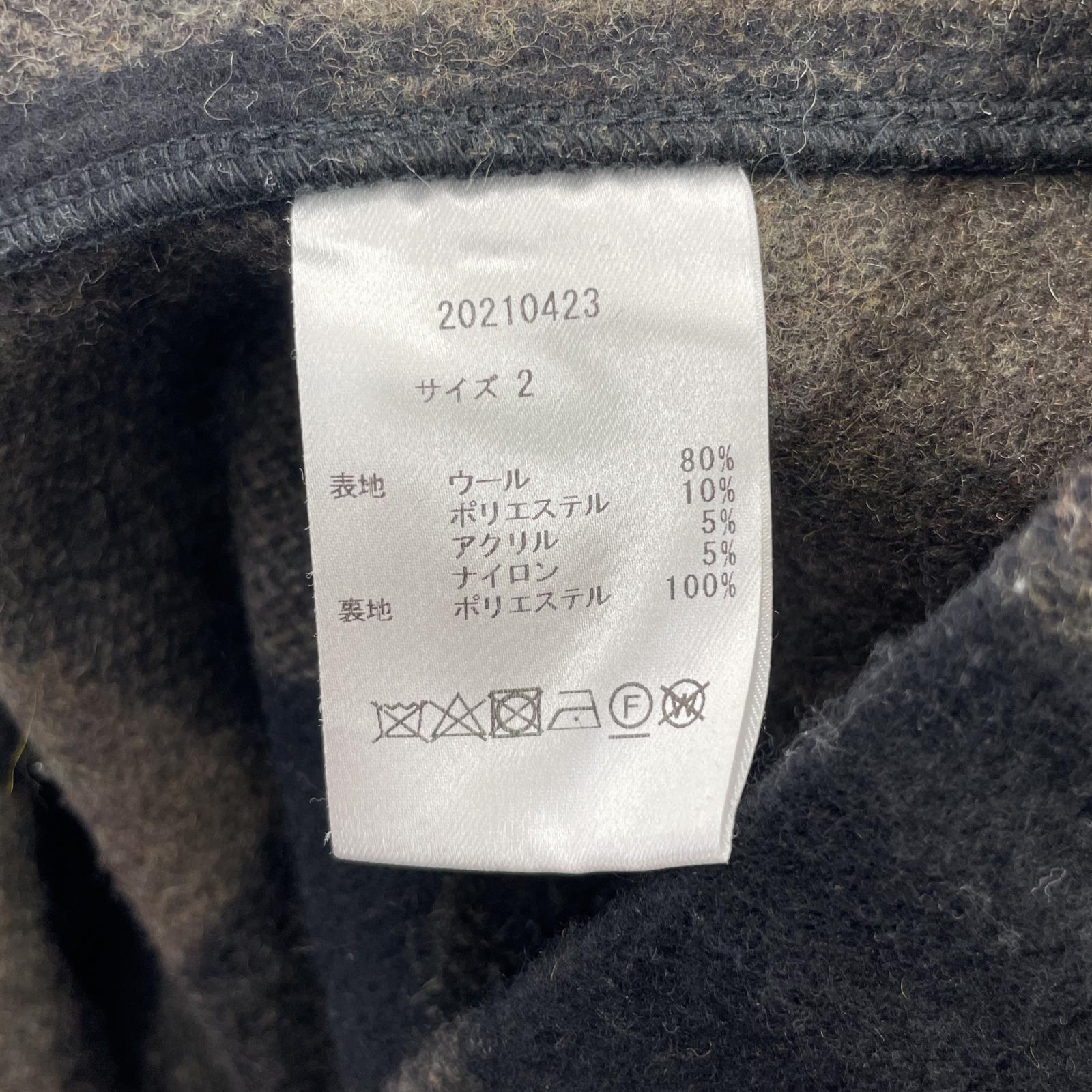その他アウター KAJA WOOL BUFFALO CHECK CPO JACKET 2