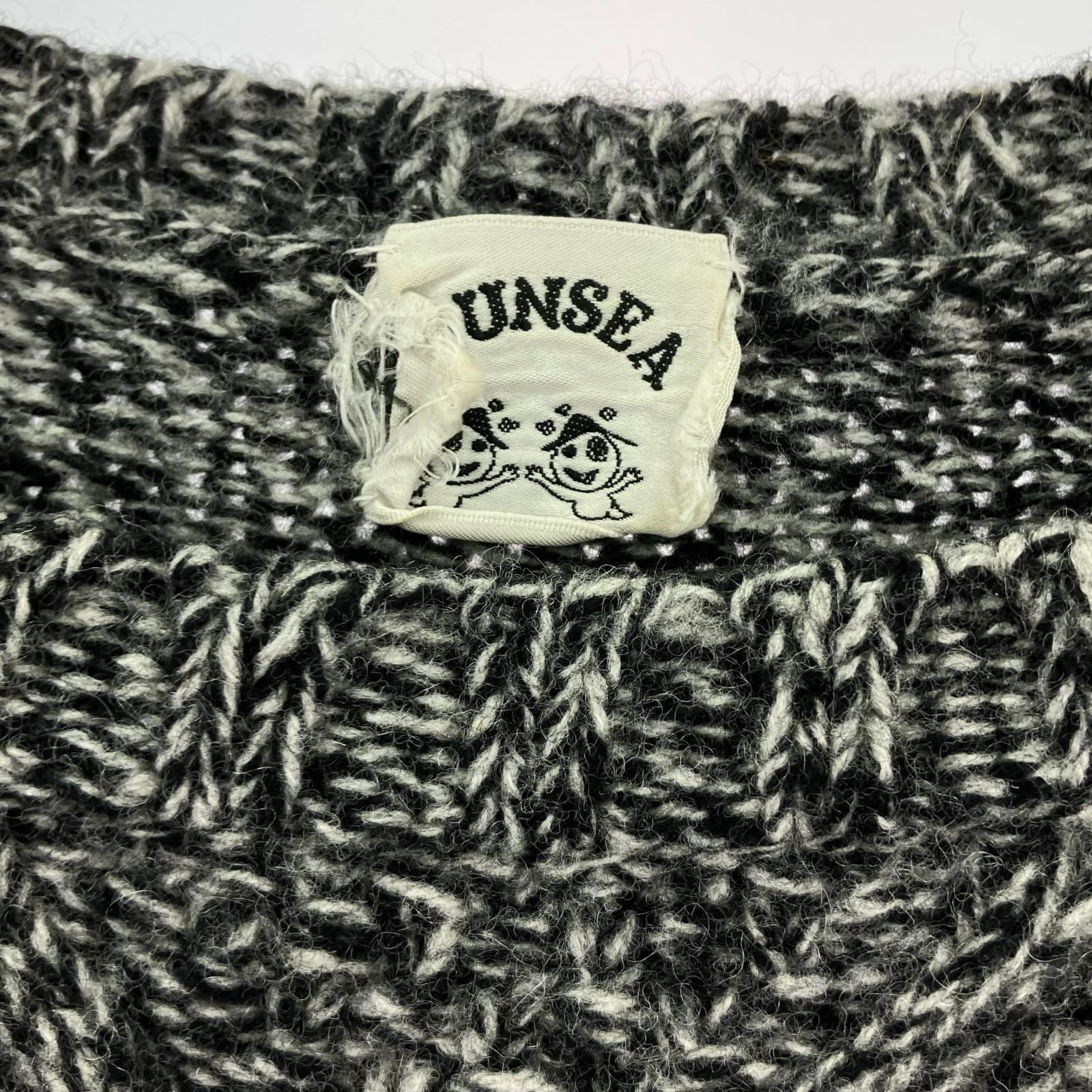 その他トップス SUNSEA 12AW バイカラー フィッシャーマンニット 2