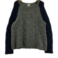 その他トップス SUNSEA 12AW バイカラー フィッシャーマンニット 2