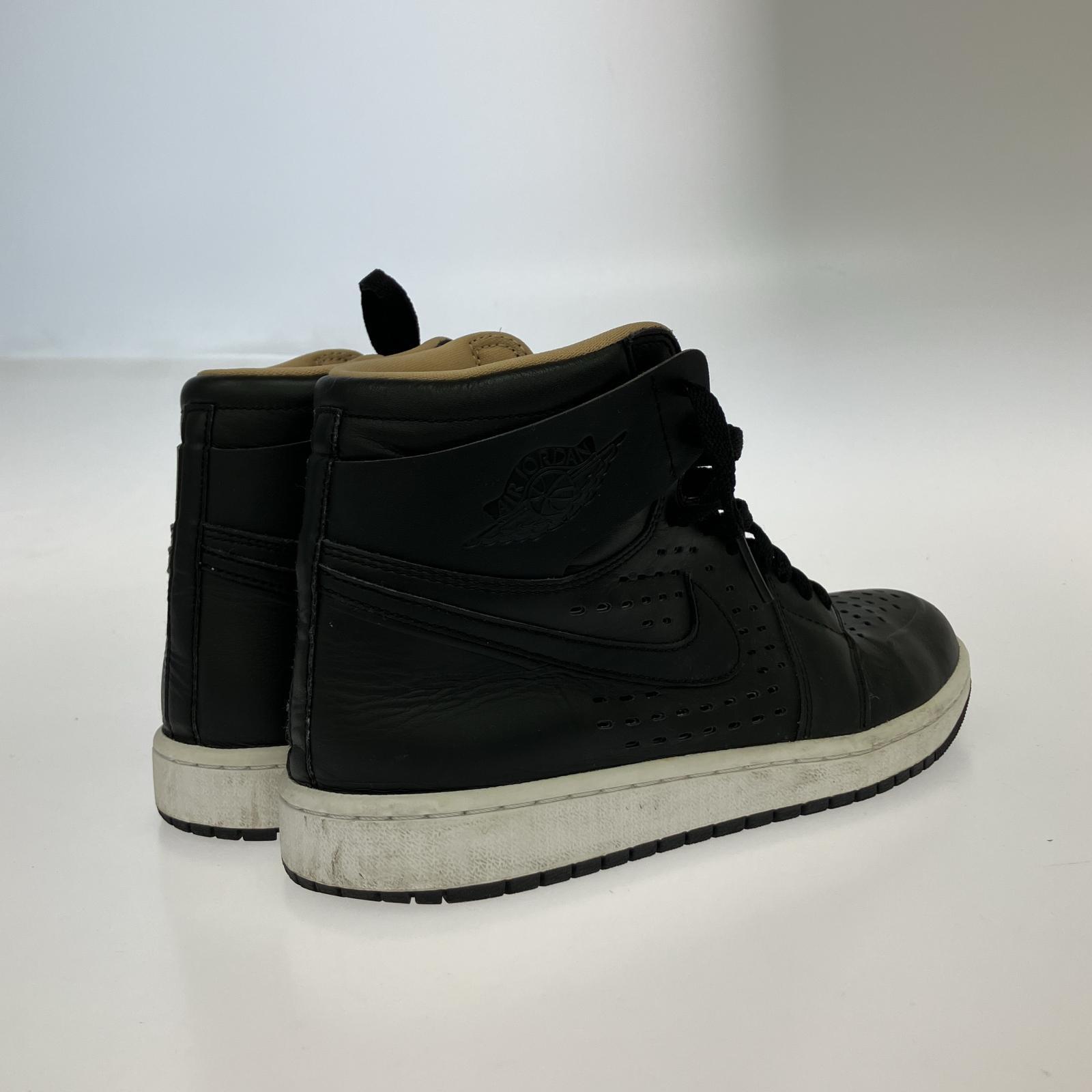 スニーカー NIKE AIR JORDAN 1 Black Vachetta Tan 28.0cm US10