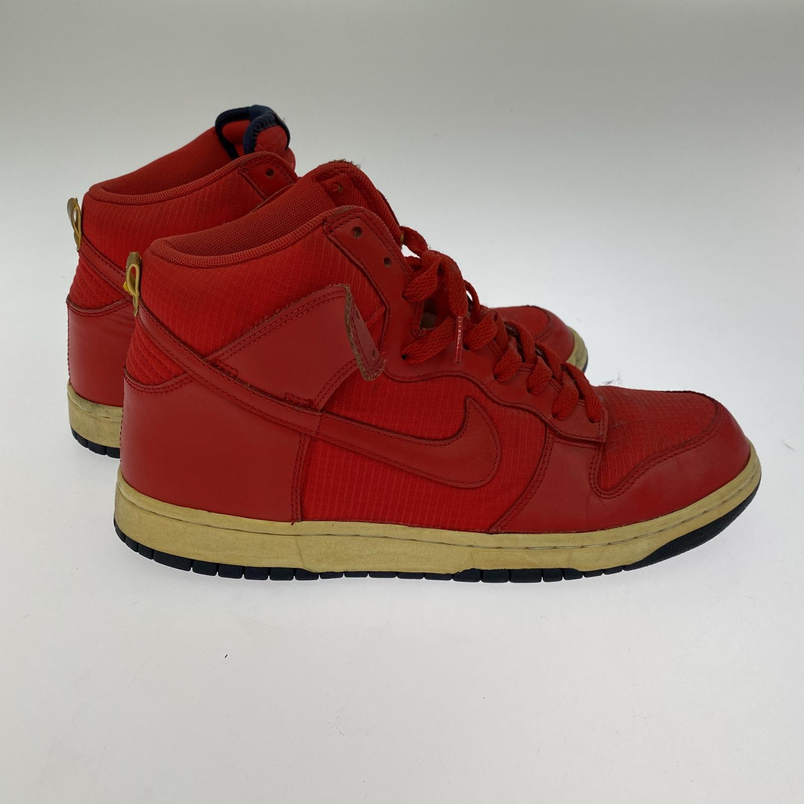 スニーカー NIKE 317982-600 DUNK HIGH 赤 (26.0) 28cm (US10 UK9 1/2 EU46) レッド
