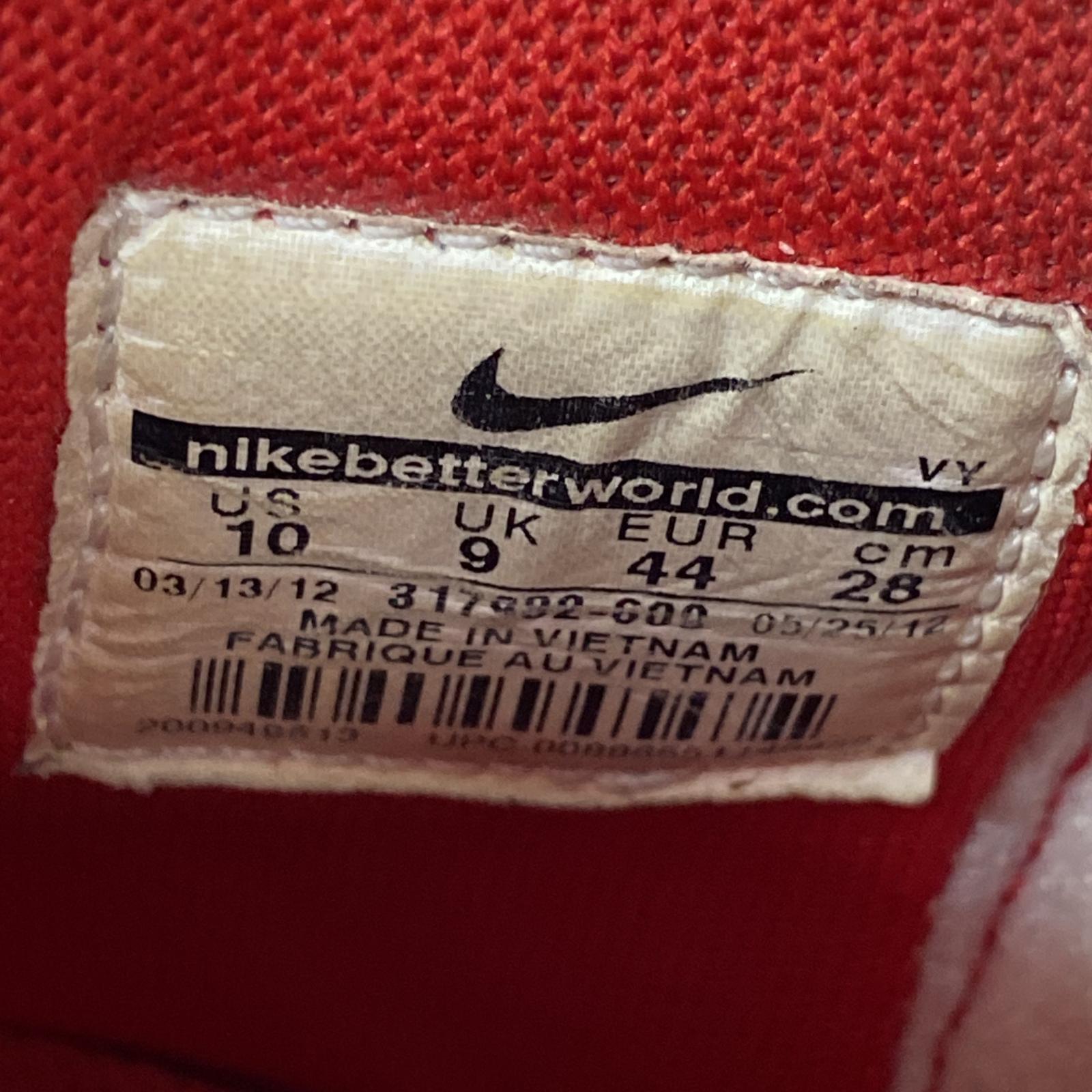 スニーカー NIKE 317982-600 DUNK HIGH 赤 (26.0) 28cm (US10 UK9 1/2 EU46) レッド