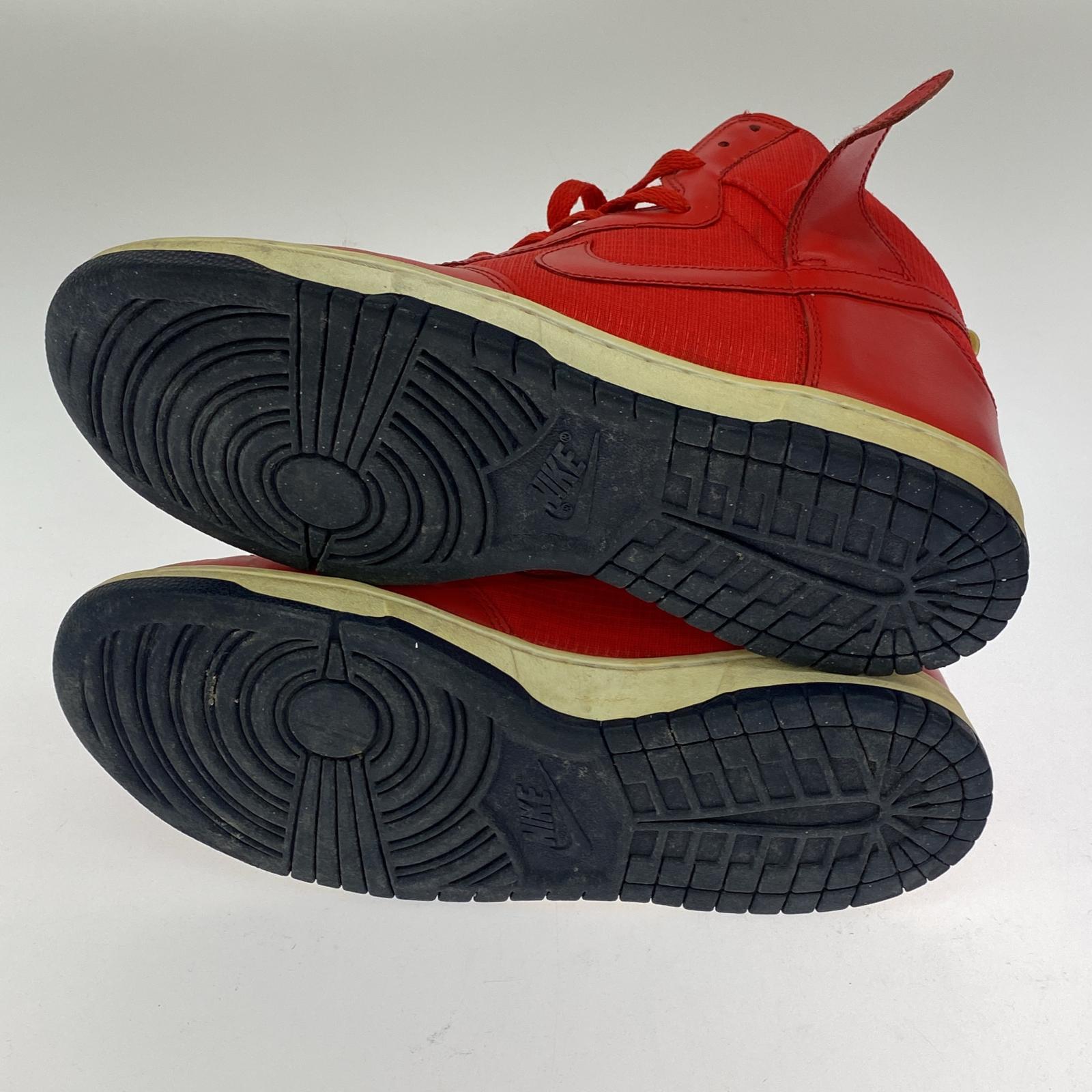 スニーカー NIKE 317982-600 DUNK HIGH 赤 (26.0) 28cm (US10 UK9 1/2 EU46) レッド