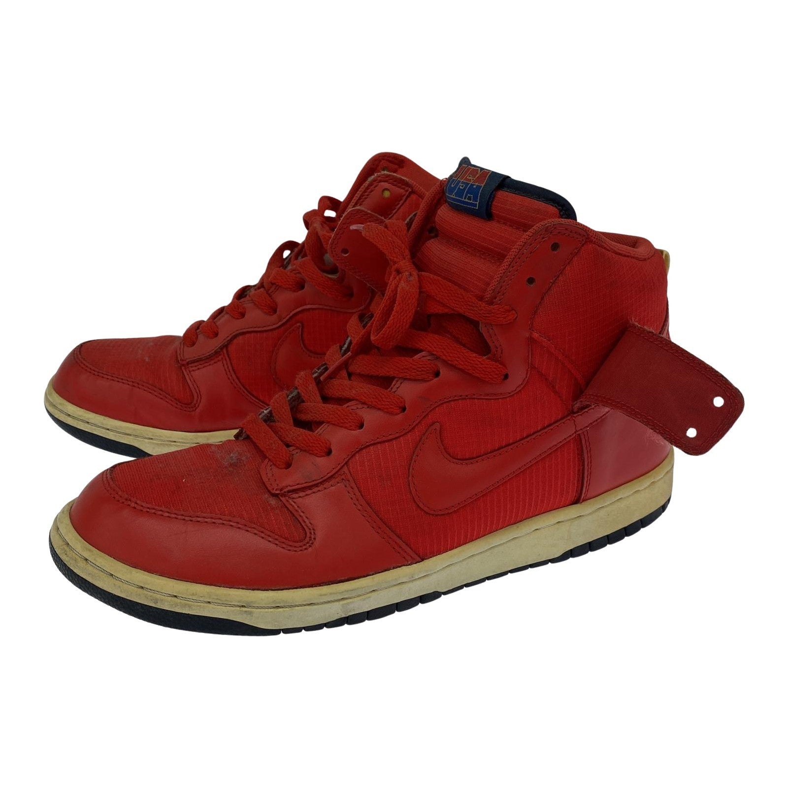 スニーカー NIKE 317982-600 DUNK HIGH 赤 (26.0) 28cm (US10 UK9 1/2 EU46) レッド