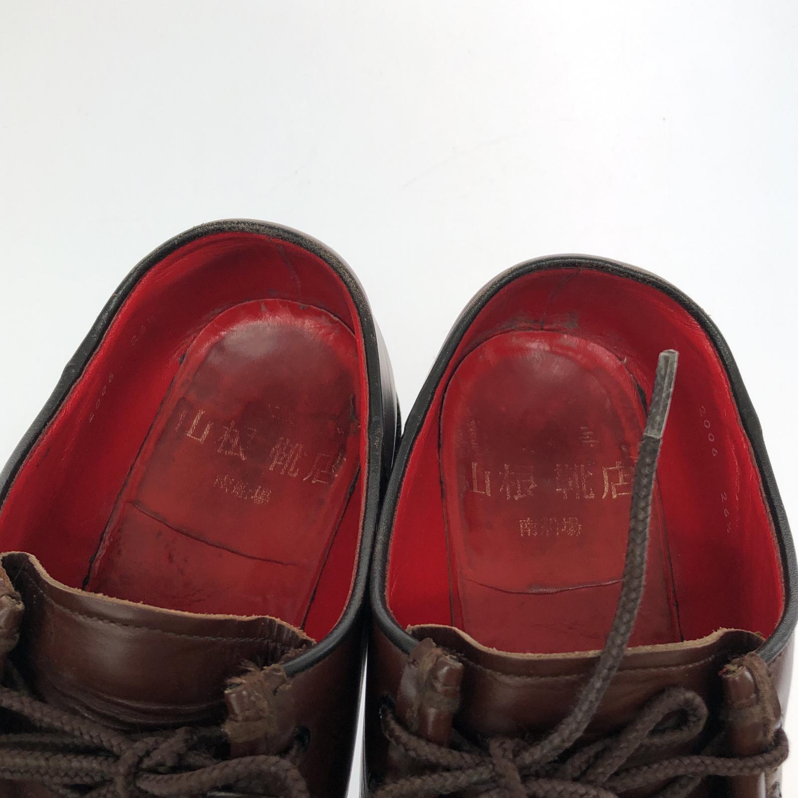 その他靴 EVISU 山根靴店 YK-2006 チロリアンシューズ ブラウン 26.5 26.5cm (US8 1/2 UK8 EU43) ブラウン