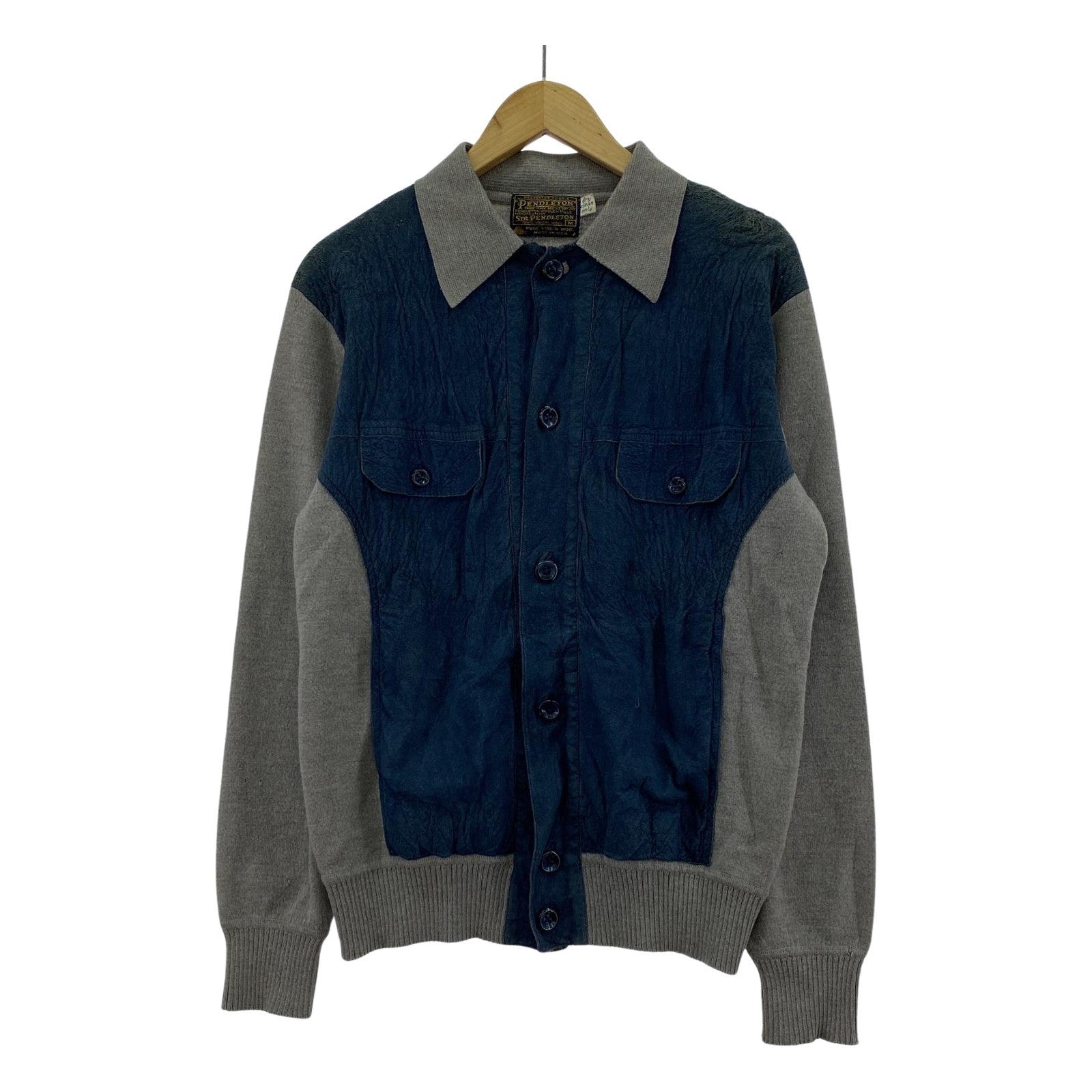 長袖シャツ PENDLETON 70s 切替ウールシャツ M M
