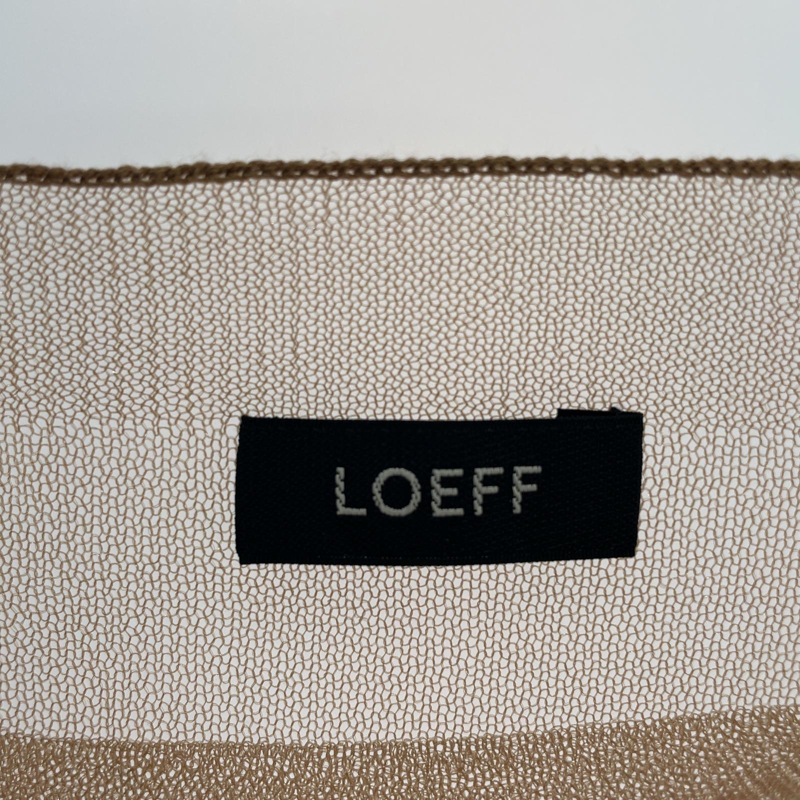 その他トップス LOEFF フィッシングシアーボートネックニット