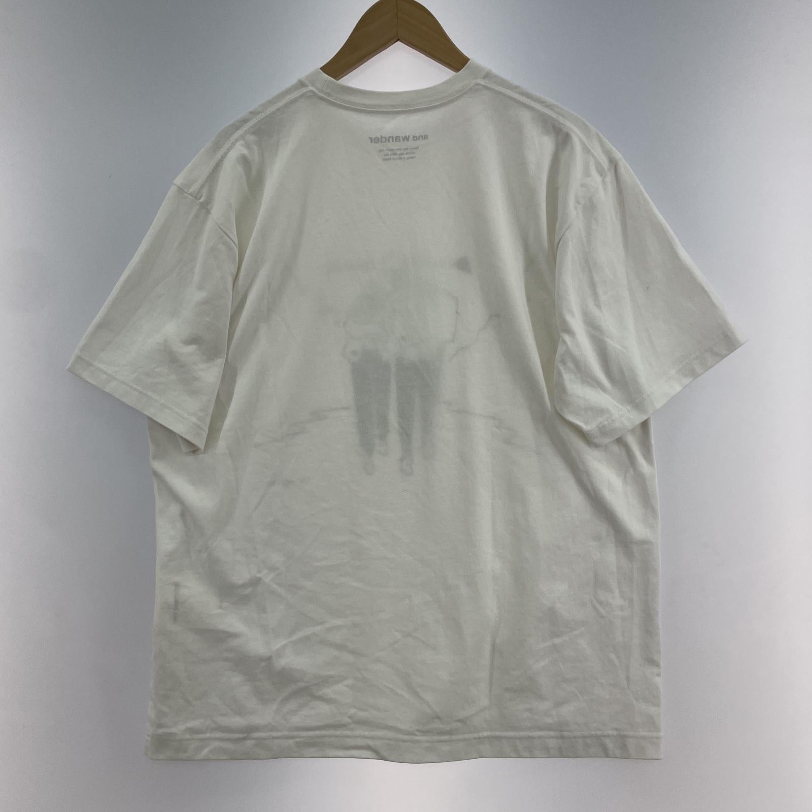 その他トップス and wander Yu Nagaba printed T L ホワイト
