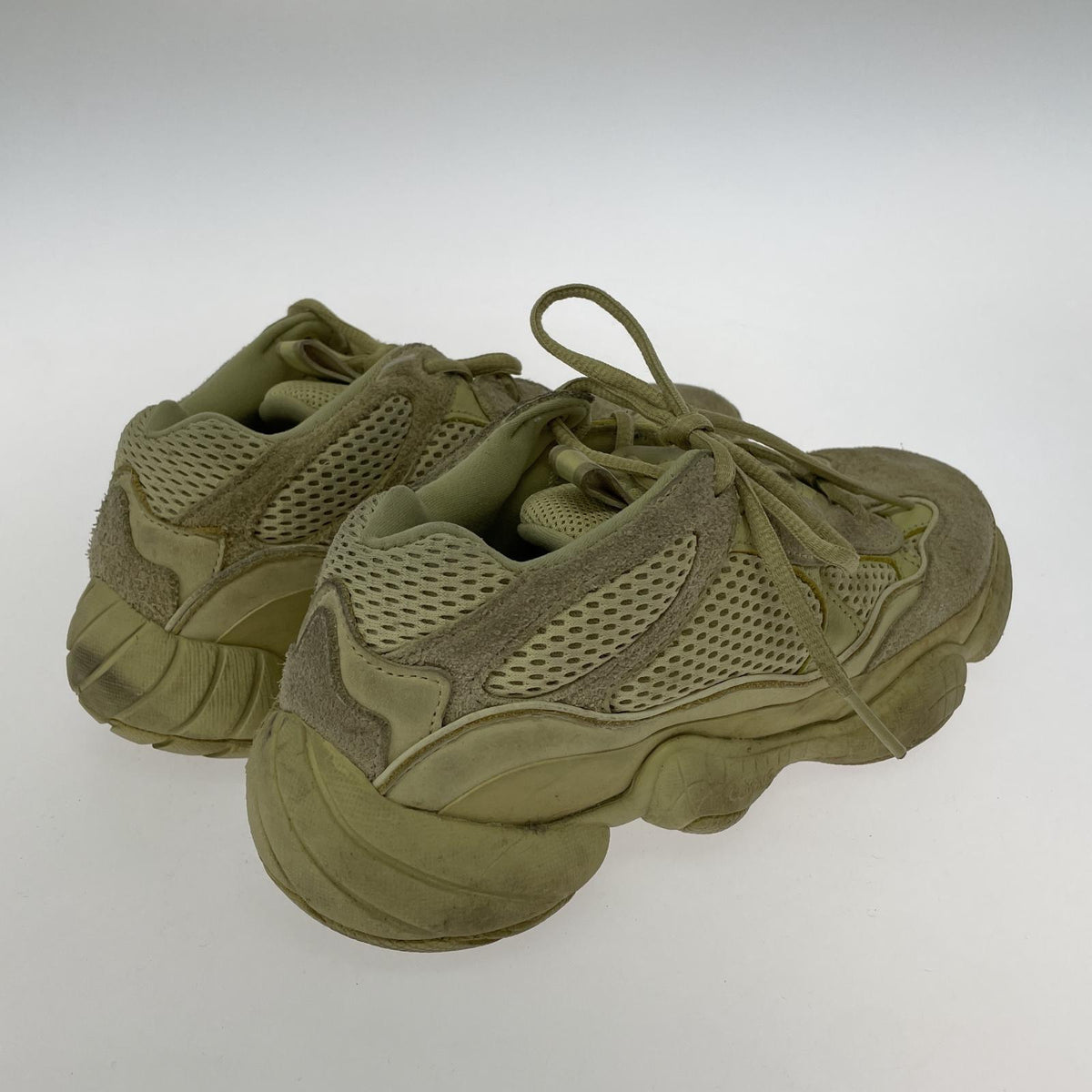 スニーカー adidas YEEZY 500 スーパームーン イエロ- 25.5㎝ 25.5cm (US7 1/2 UK7 EU41) ベージュ