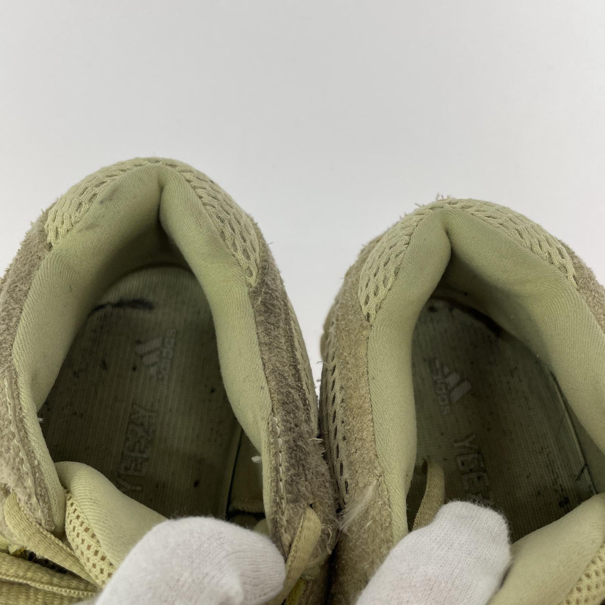 スニーカー adidas YEEZY 500 スーパームーン イエロ- 25.5㎝ 25.5cm (US7 1/2 UK7 EU41) ベージュ