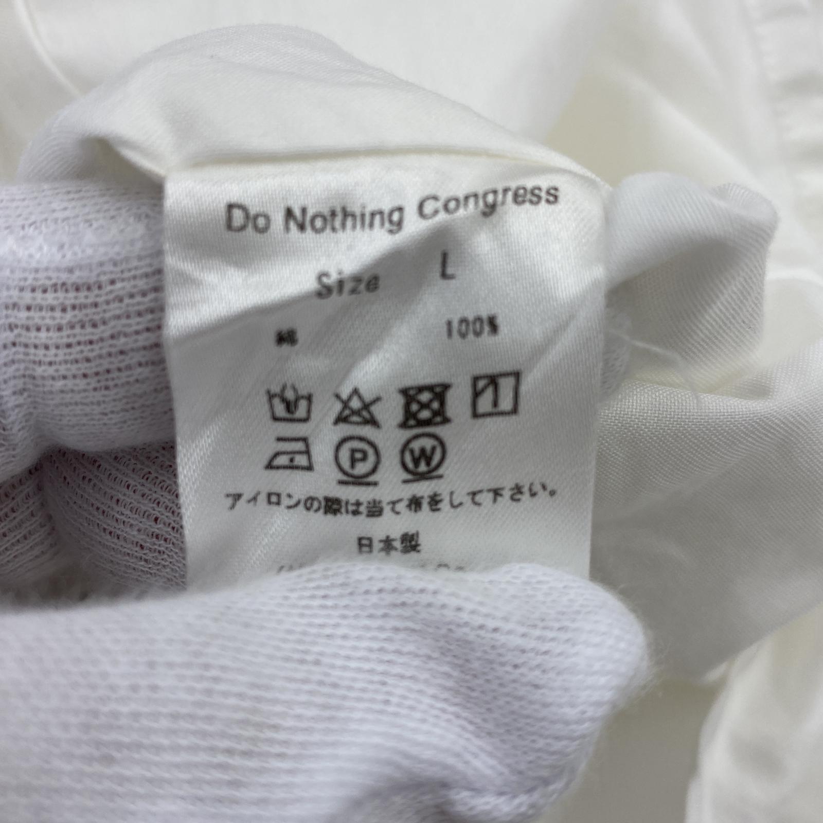 長袖シャツ Do Nothing Congress L/Sシャツ 白(L) L ホワイト