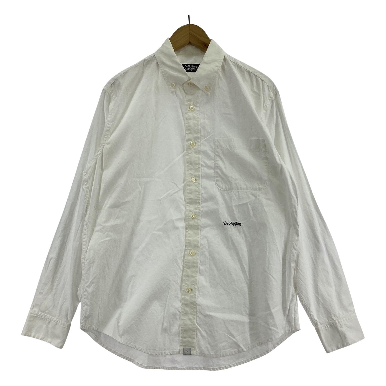 長袖シャツ Do Nothing Congress L/Sシャツ 白(L) L ホワイト
