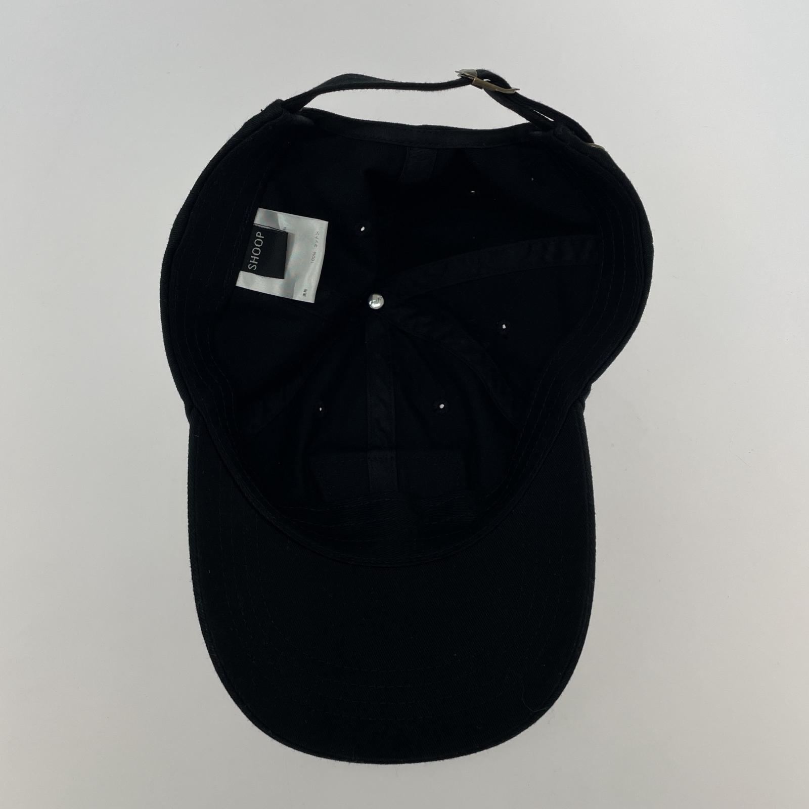 その他帽子 SHOOP RUBBER PATCH CAP Black ブラック