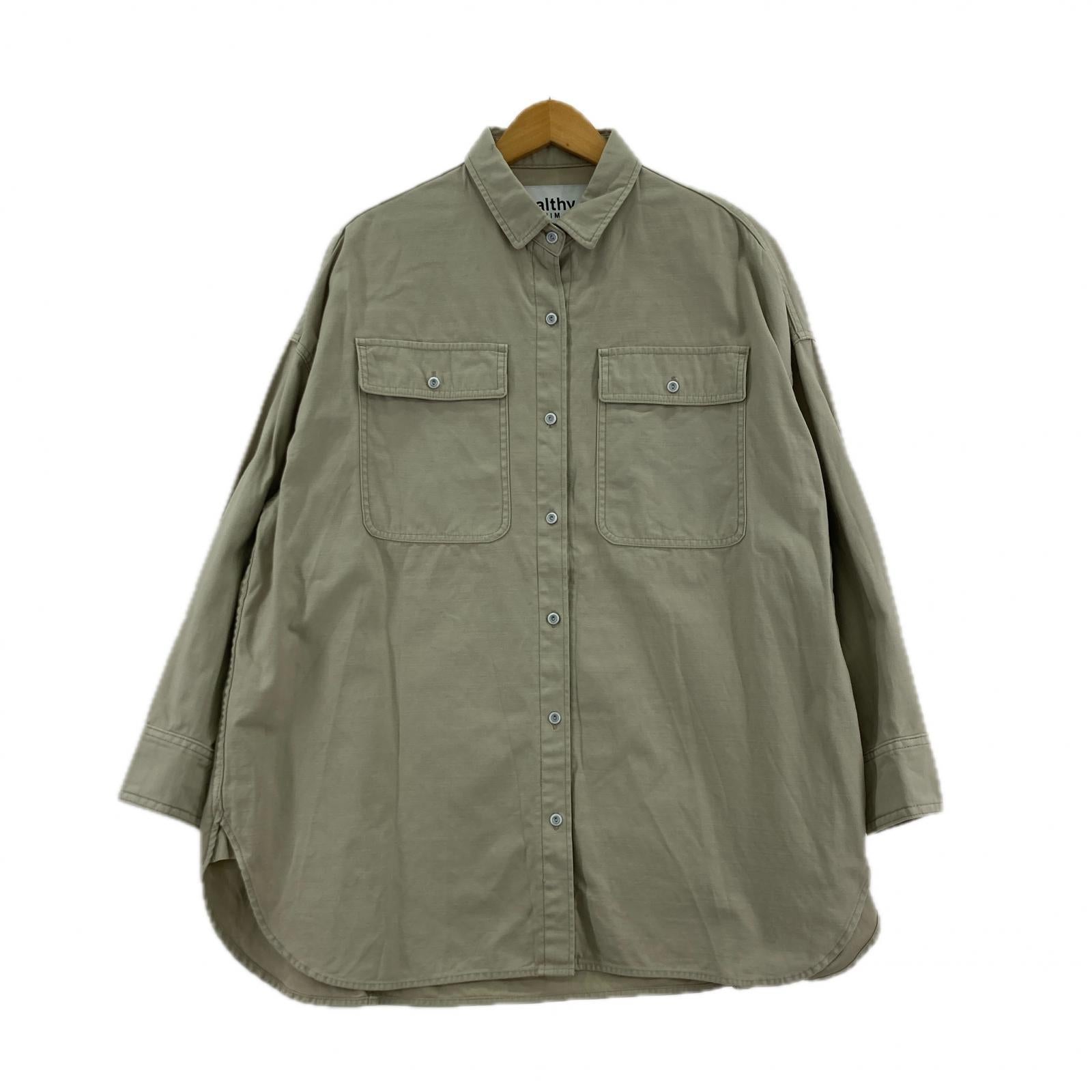 その他トップス Healthy DENIM L/Sシャツ/BEG 1 ベージュ