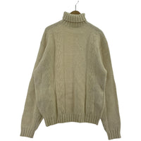 その他トップス THE King SIZE 70s L/Sタートルネックニット L WHT L ホワイト