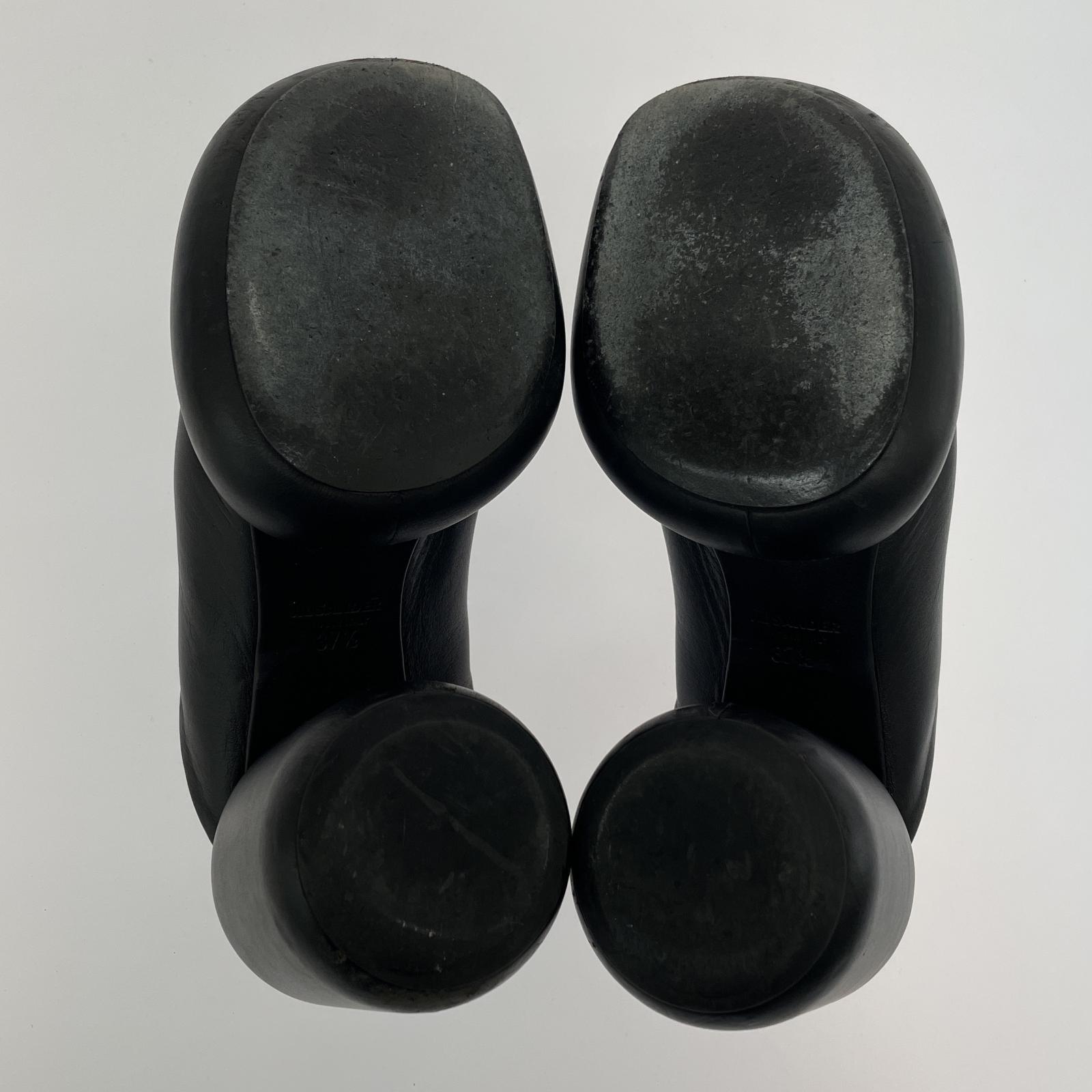 その他靴 JIL SANDER ブロックヒールミュール ブラック