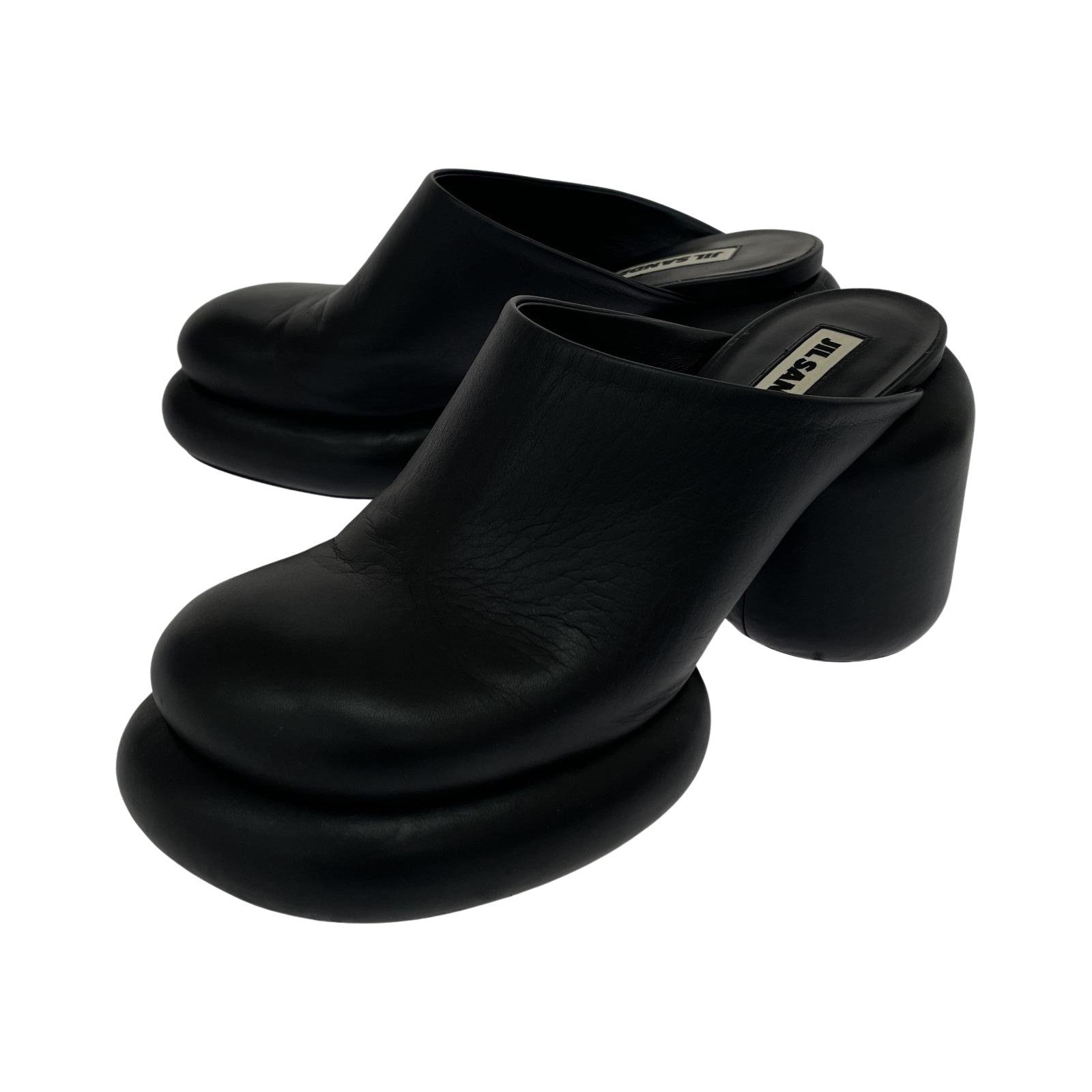 その他靴 JIL SANDER ブロックヒールミュール ブラック